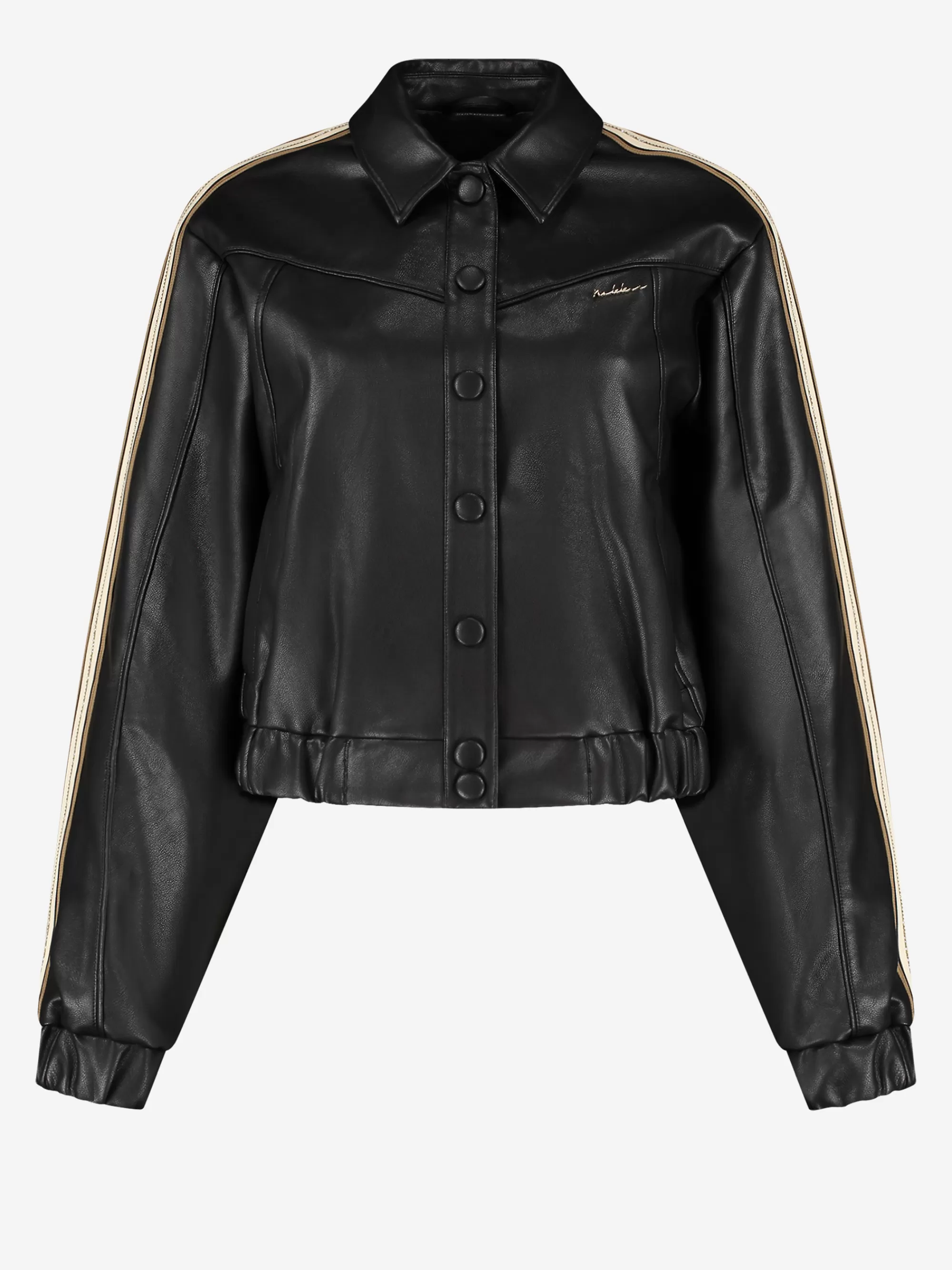 Women FIFTH HOUSE Coats & Jackets-Loose-fitting jacket with leather look