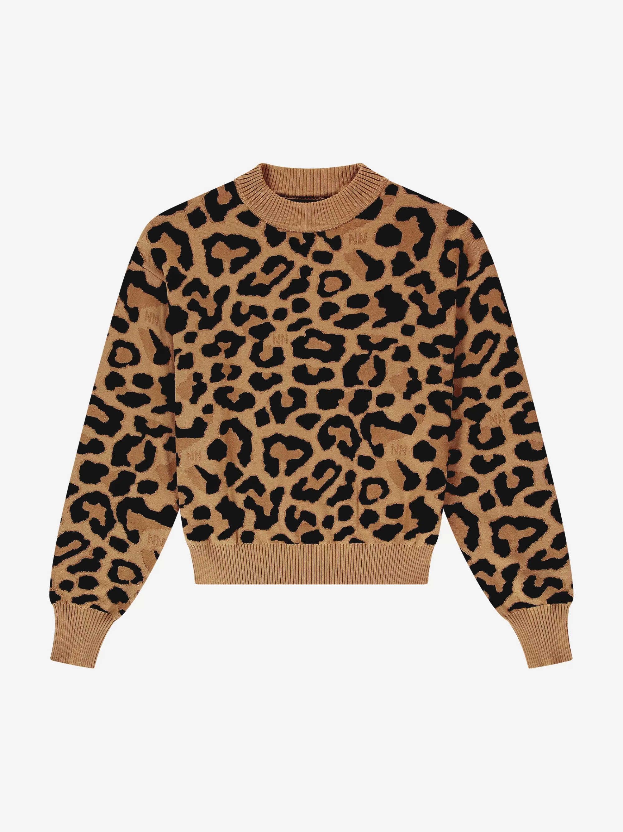 FIFTH HOUSE Sets & Co-ords | Sweaters & Cardigans-Loose-fitting sweater with leopard print