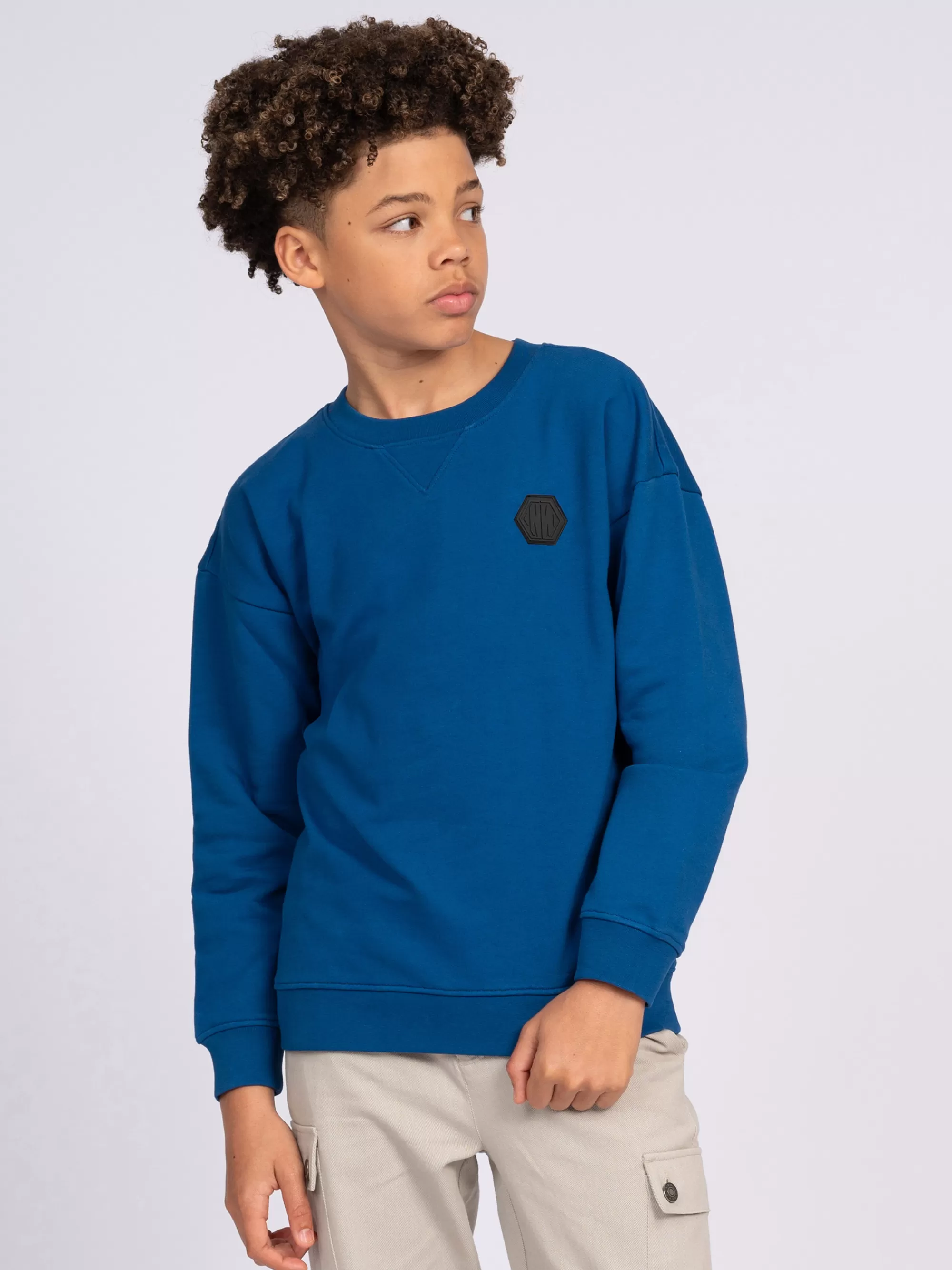 BOY FIFTH HOUSE Sweaters & Cardigans-Loose-fitting sweater with N&N logo patch