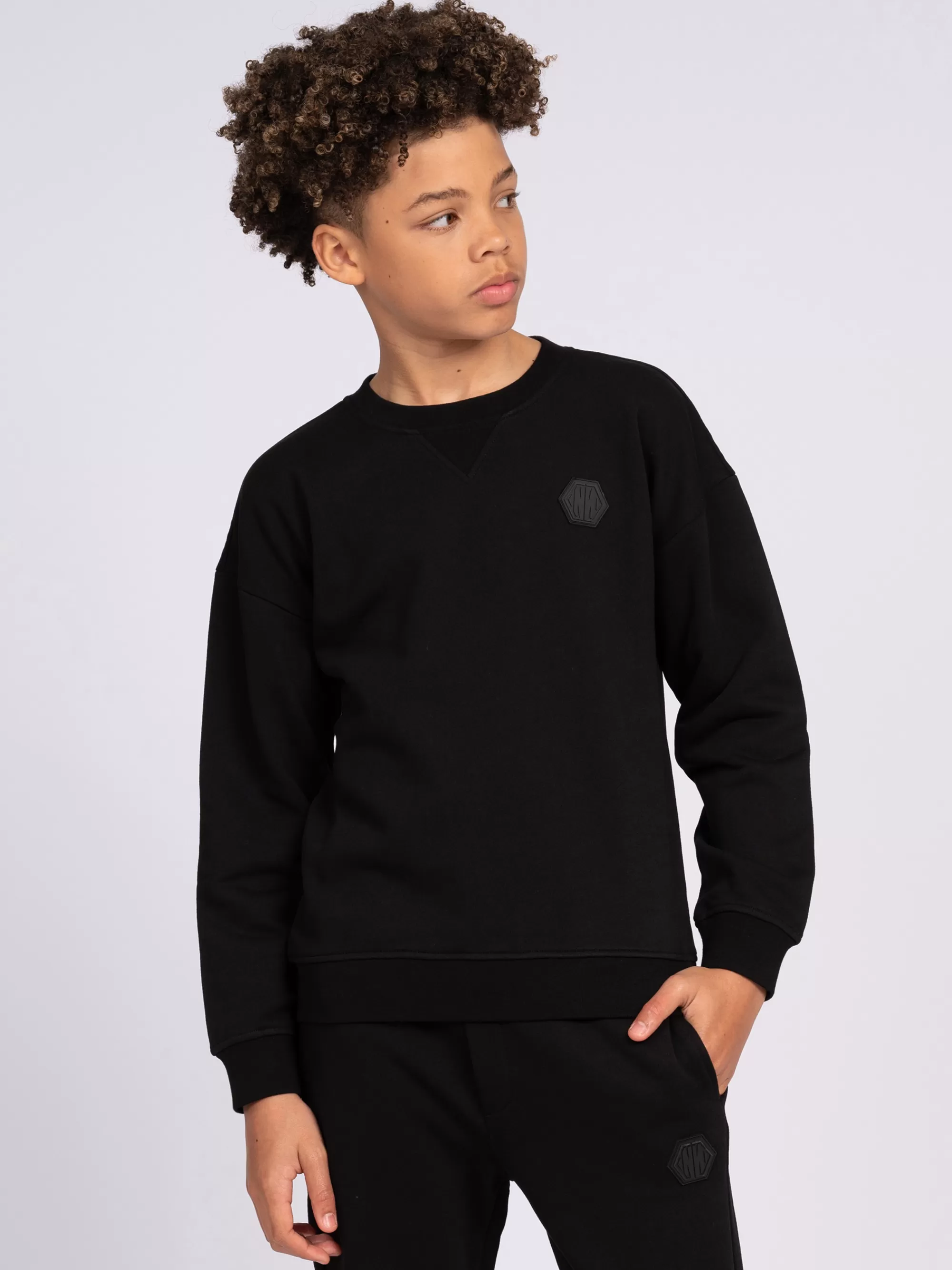 BOY FIFTH HOUSE Sets & Co-ords | Sweaters & Cardigans-Loose-fitting sweater with N&N logo patch