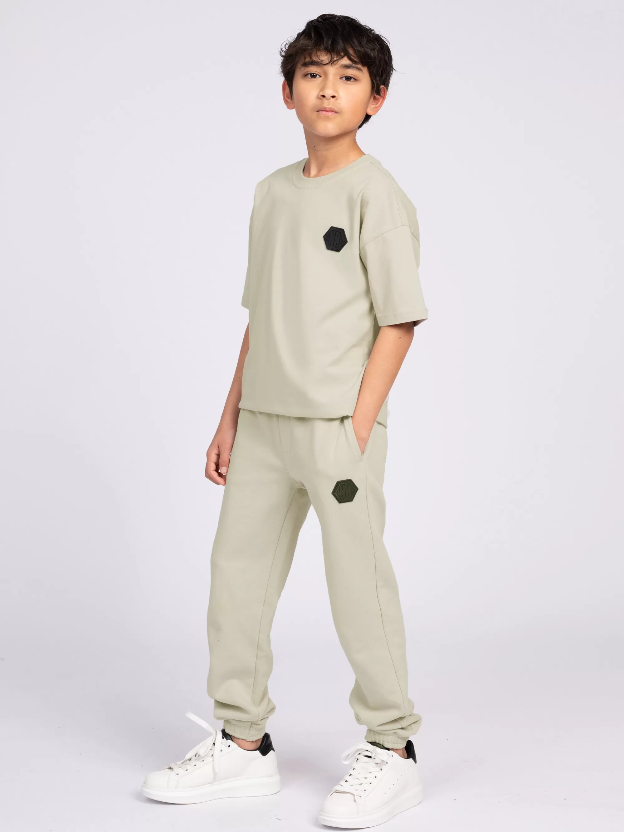 BOY FIFTH HOUSE Sets & Co-ords | Pants & Jeans-Loose-fitting sweatpants with logo patch