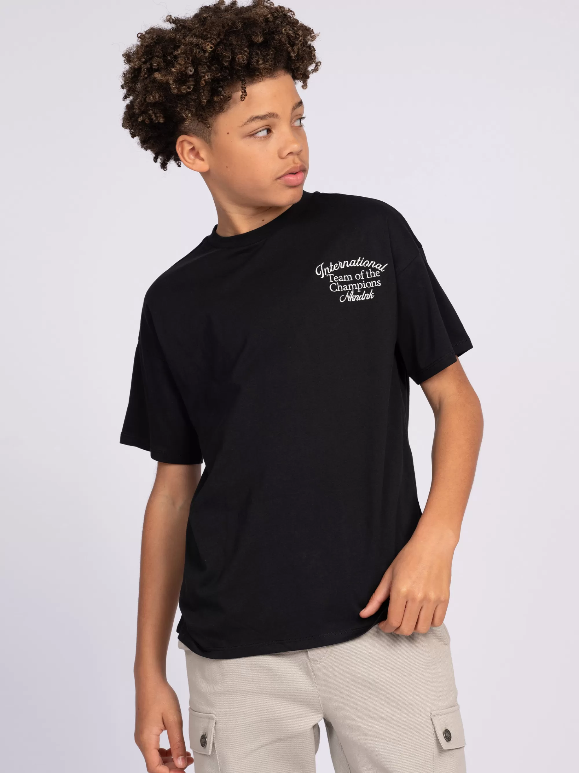 BOY FIFTH HOUSE T-shirts & Polos-Loose-fitting T-shirt with embroidered text