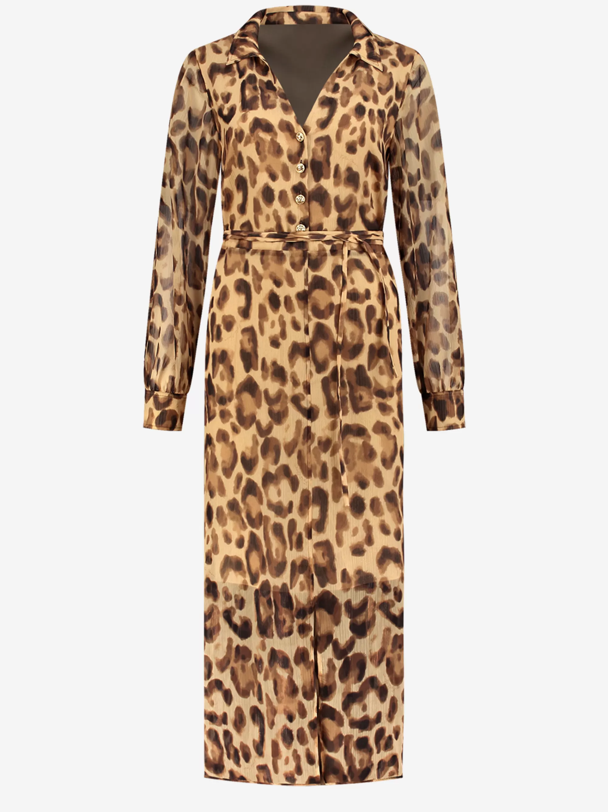 Women FIFTH HOUSE Dresses-Maxi dress with animal print