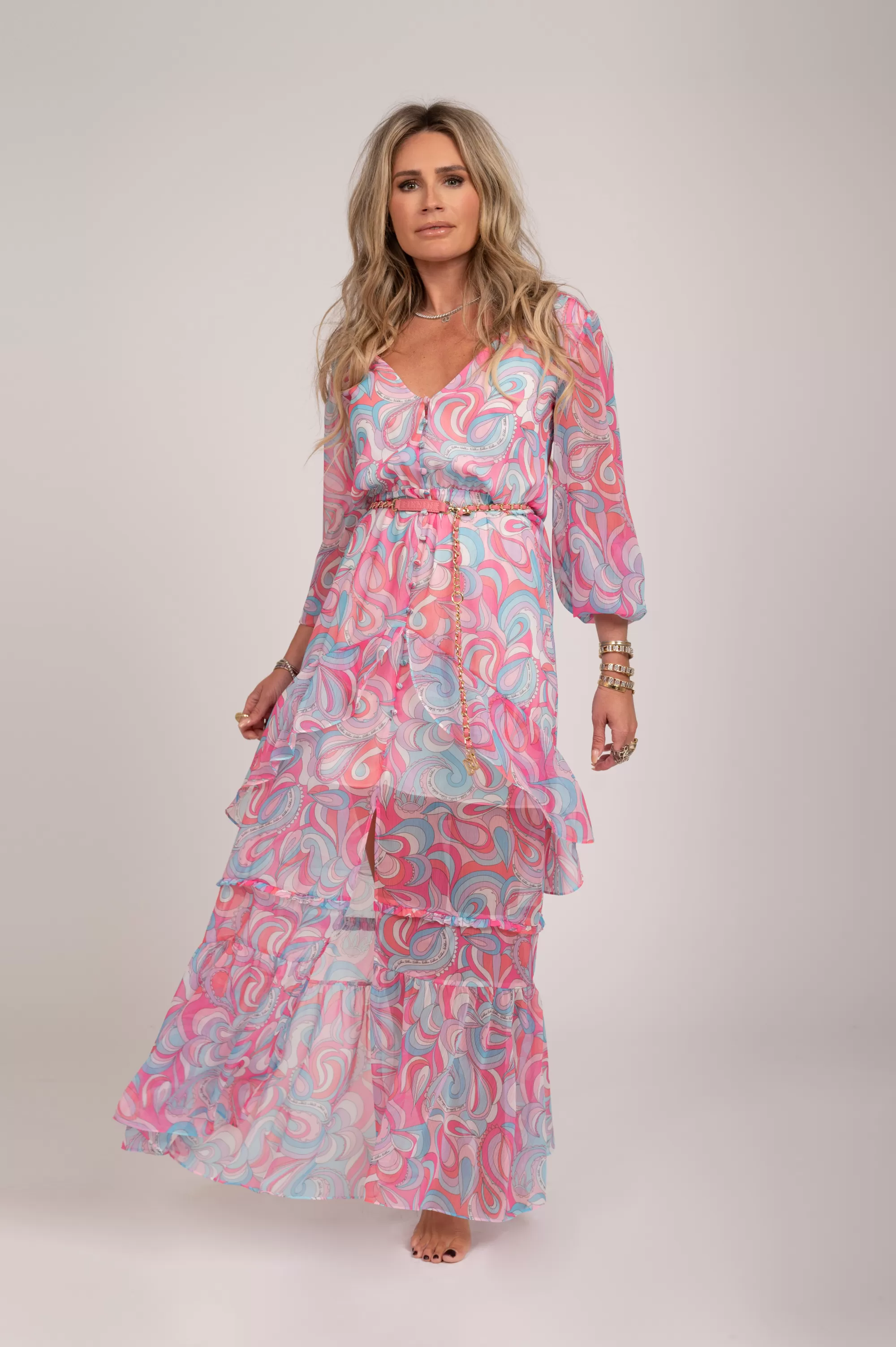 Women FIFTH HOUSE Dresses-Maxi dress with print