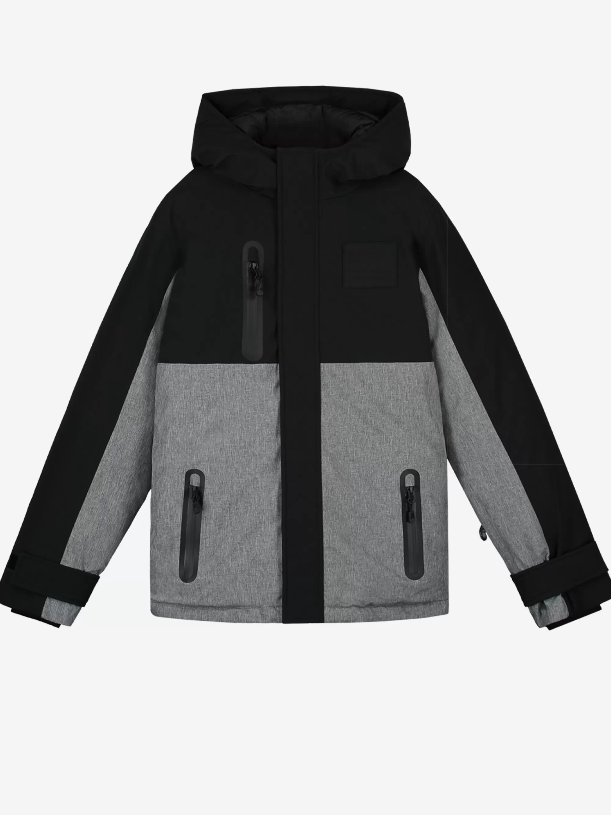 BOY FIFTH HOUSE Skiwear | Coats & Jackets-Melange ski jacket with hood and compass puller