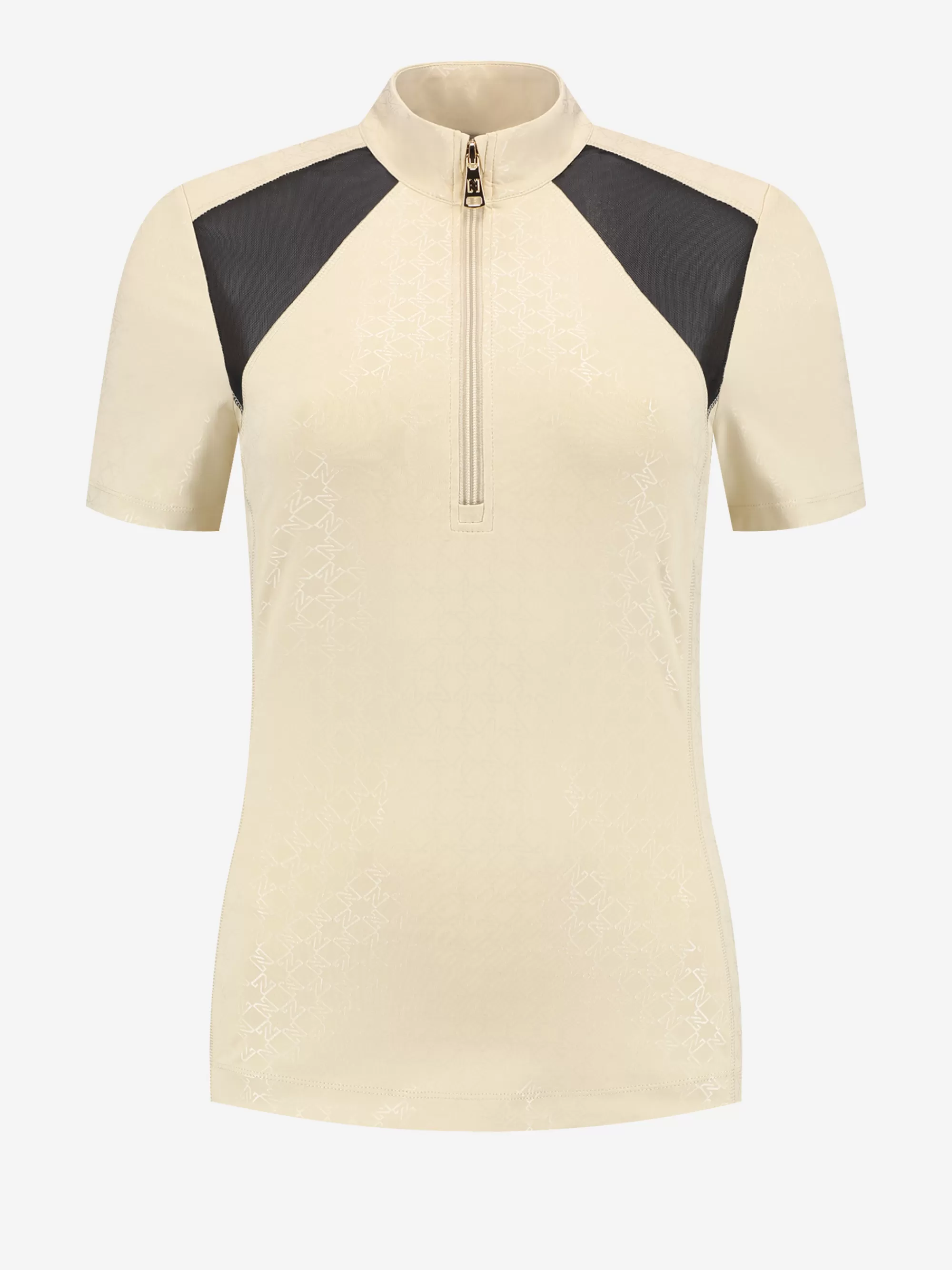 Women FIFTH HOUSE Equestrian | Tops-Mesh top with N pattern