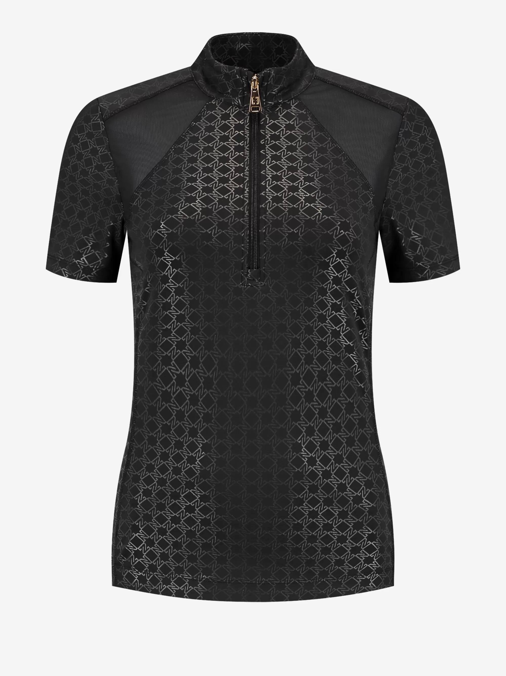 Women FIFTH HOUSE Equestrian | Tops-Mesh top with N pattern