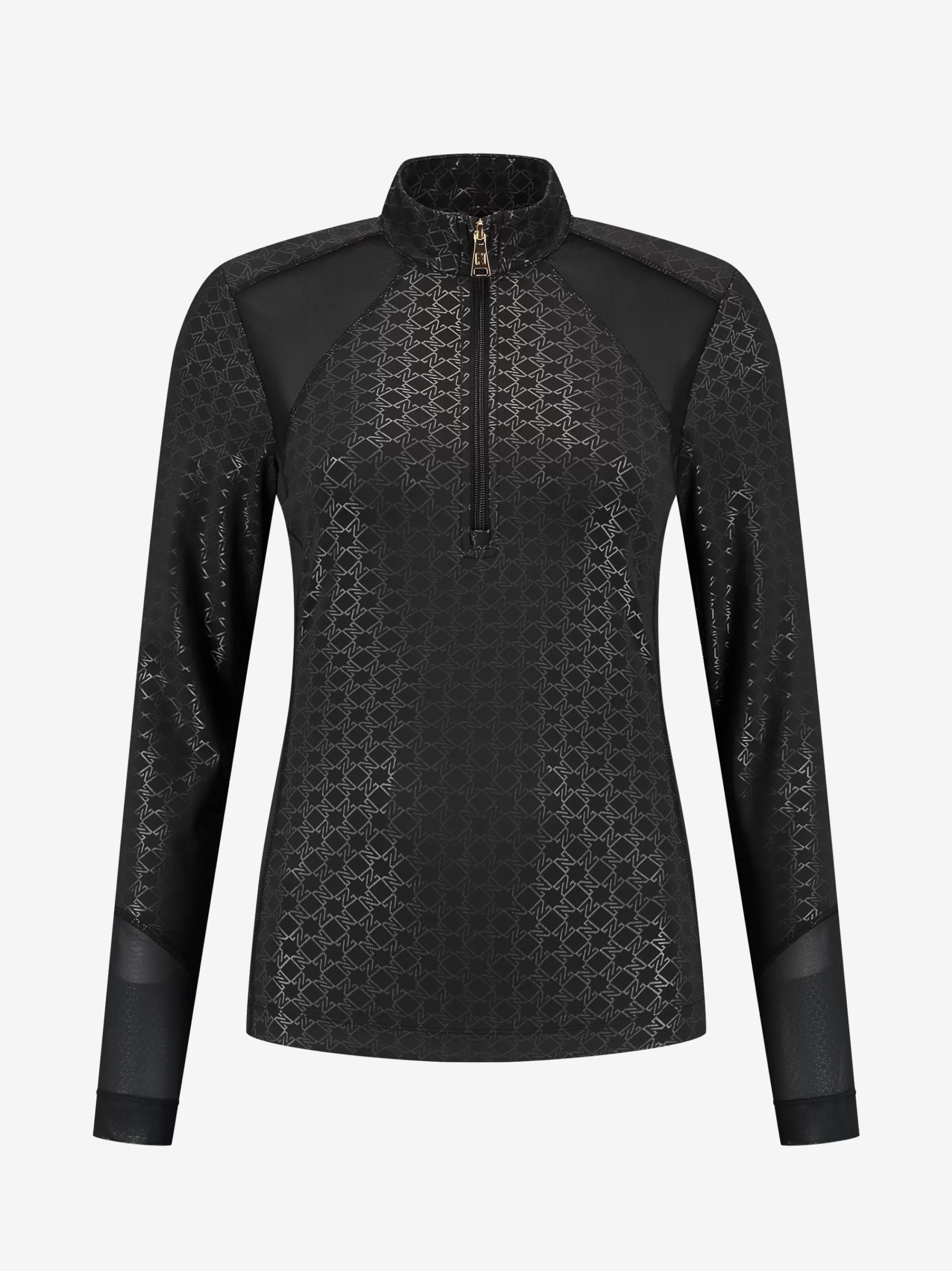 Women FIFTH HOUSE Equestrian | Tops-Mesh top with N pattern