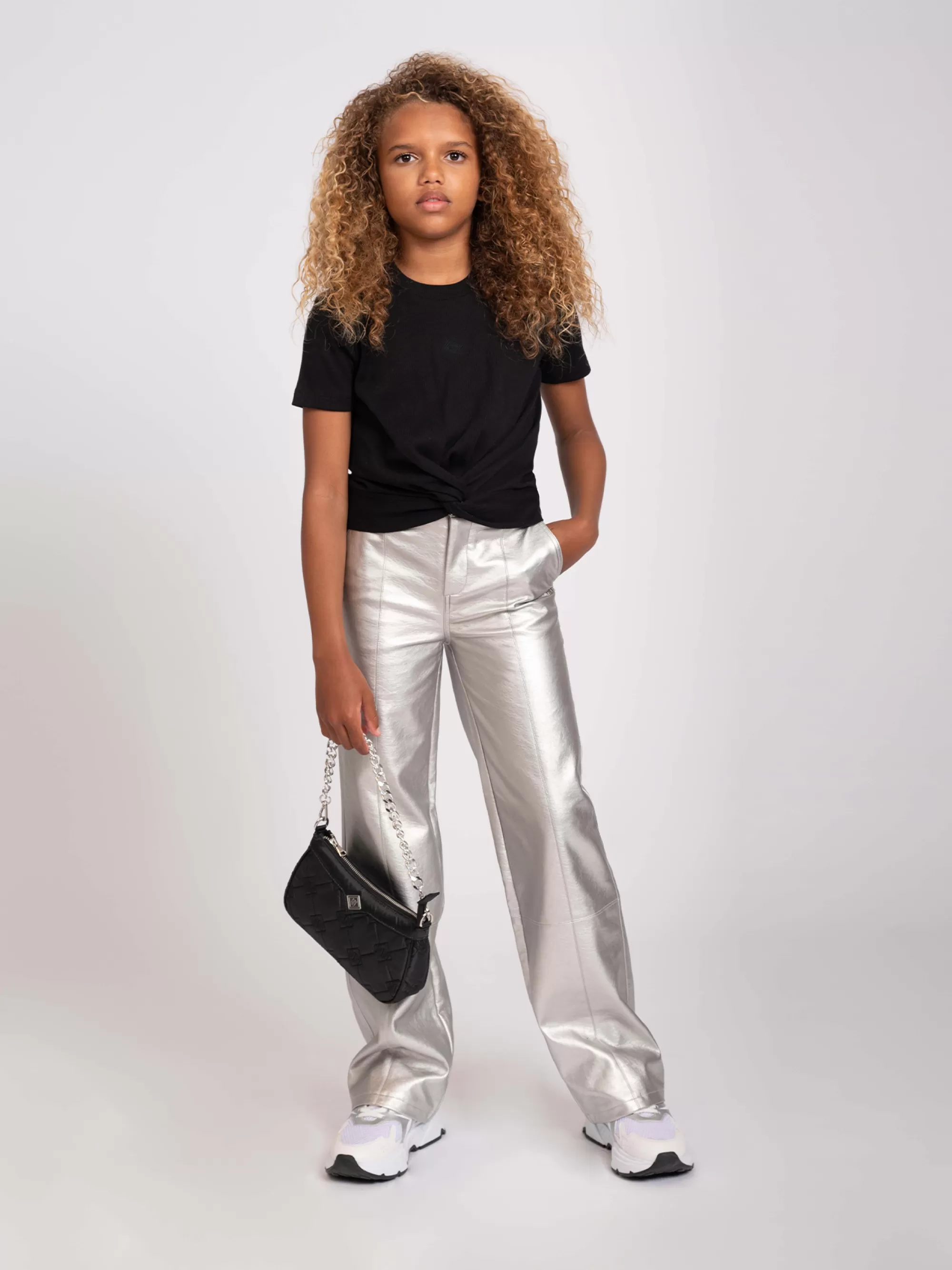 FIFTH HOUSE Pants & Jeans-Metallic pants