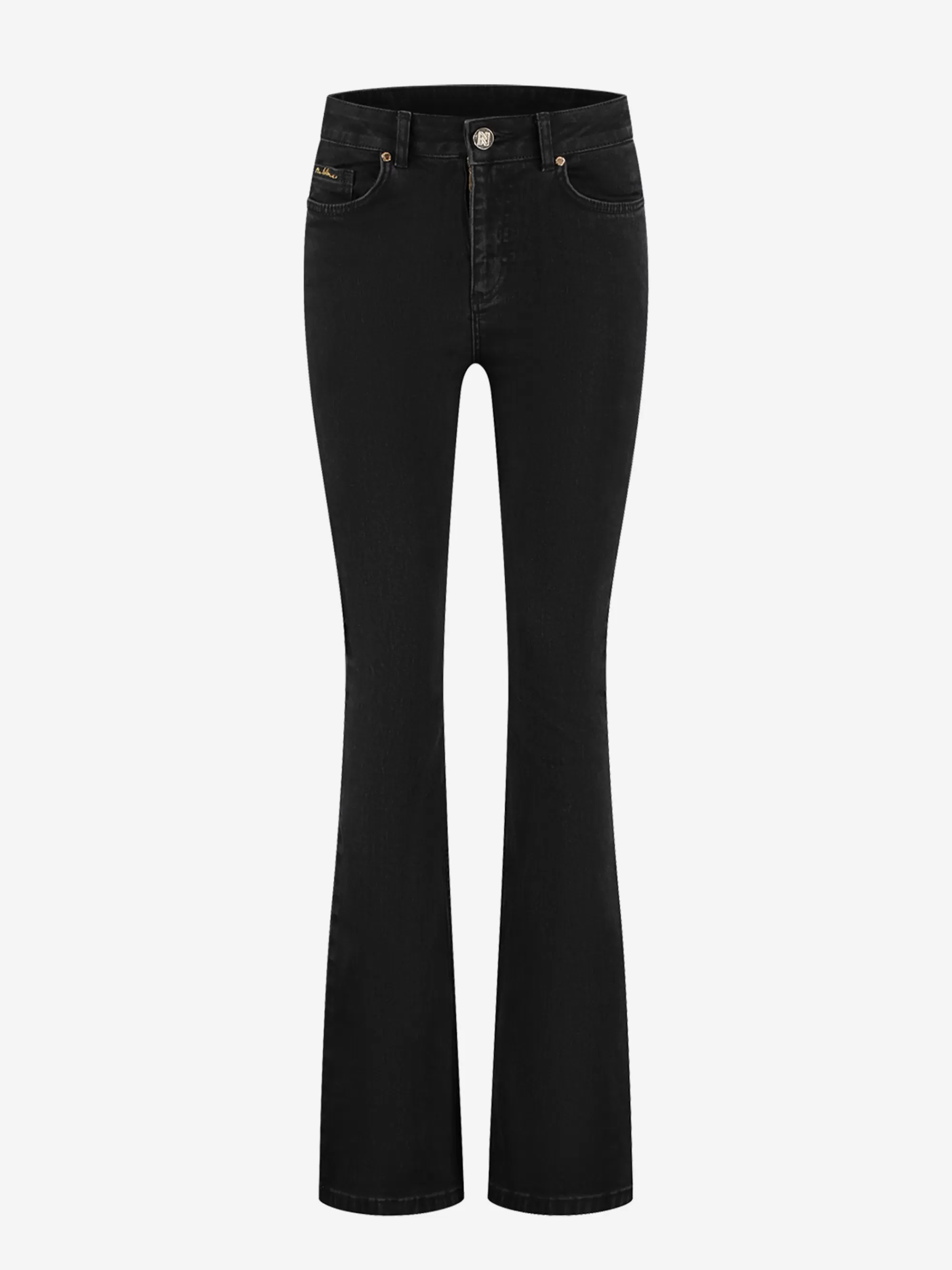 Women FIFTH HOUSE Pants & Jeans-Mid waist flared jeans