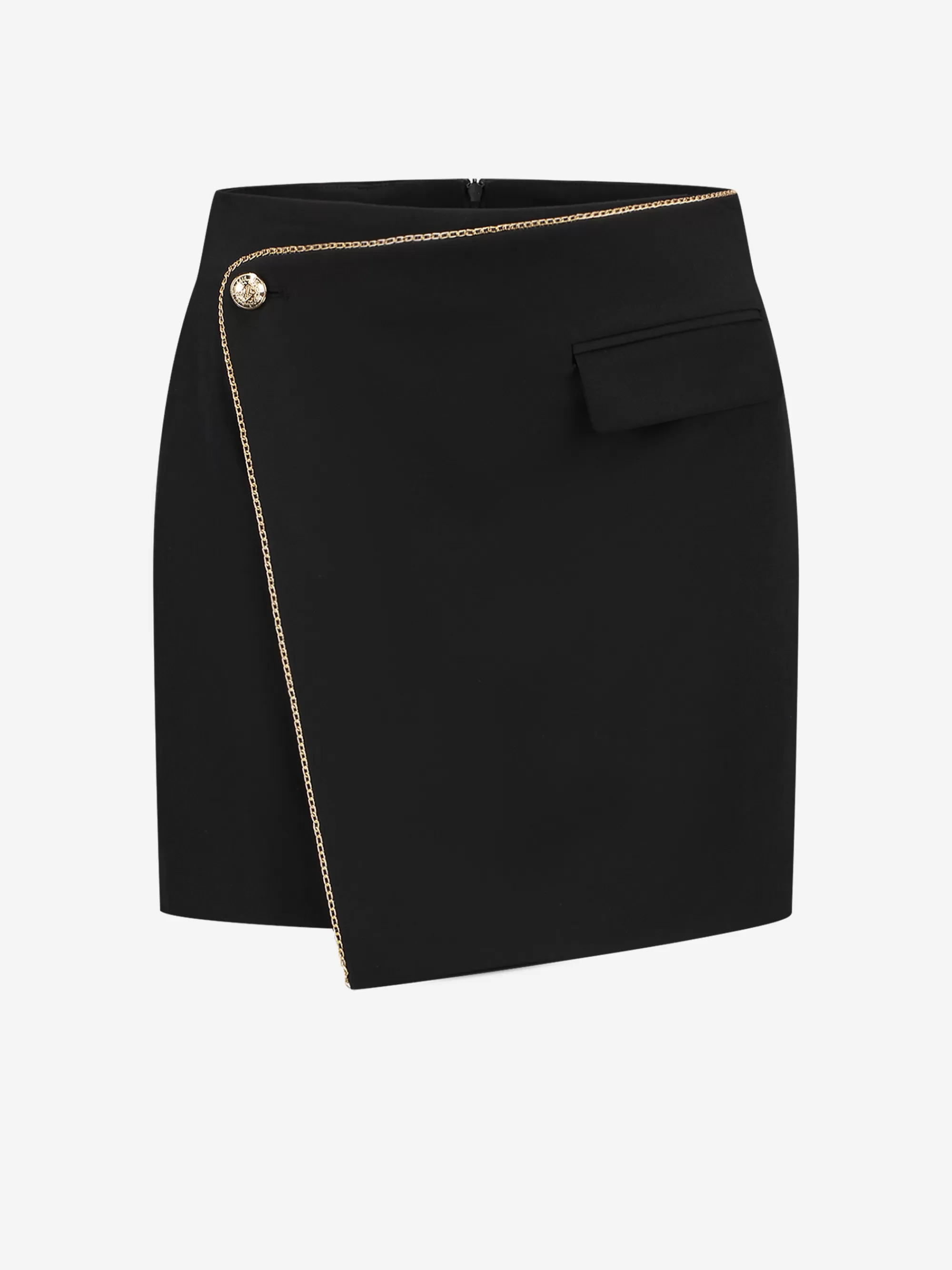 Women FIFTH HOUSE Skirts-Mid waist skirt with overlay