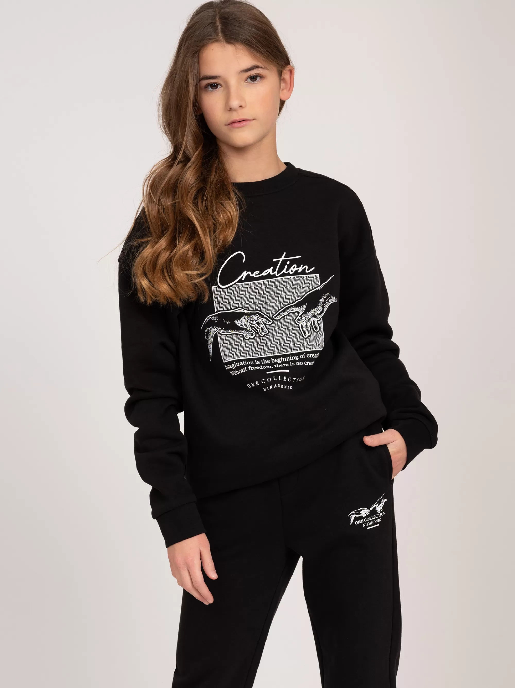 BOY FIFTH HOUSE Sets & Co-ords | Sweaters & Cardigans-Oversized Sweatshirt with graphic print