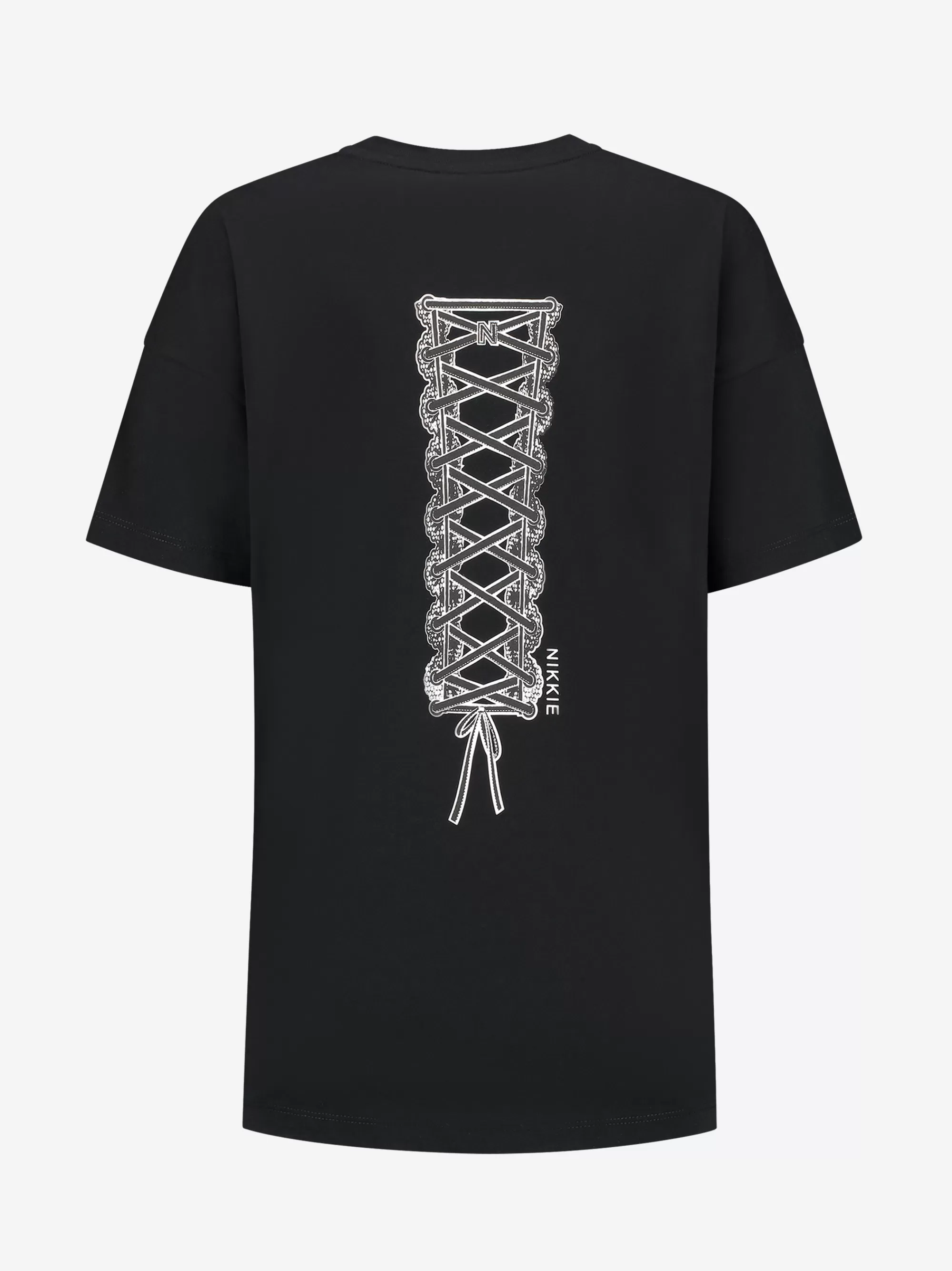 Women FIFTH HOUSE T-shirts-Oversized T-shirt with lace print