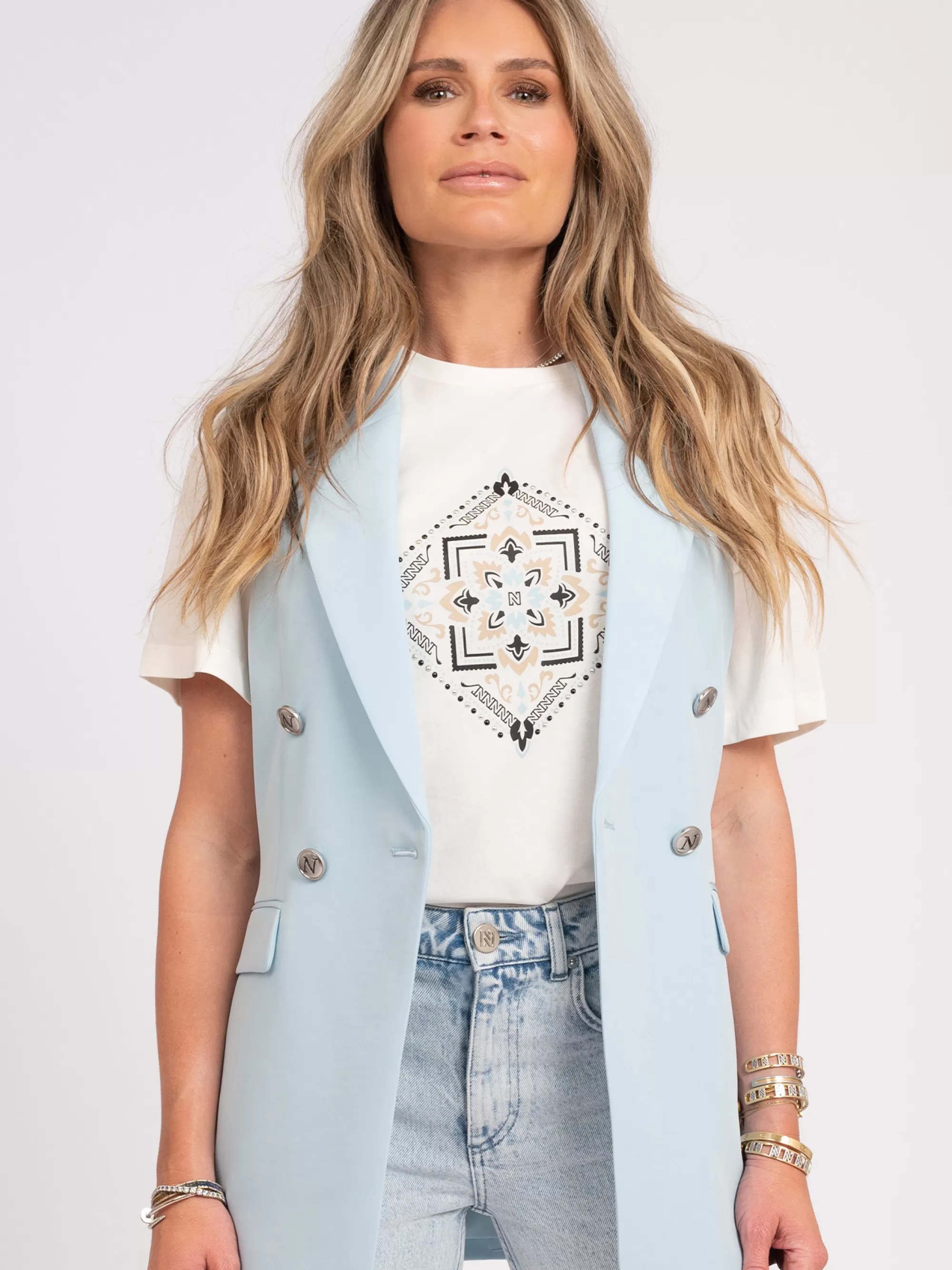 Women FIFTH HOUSE T-shirts-Oversized t-shirt with print