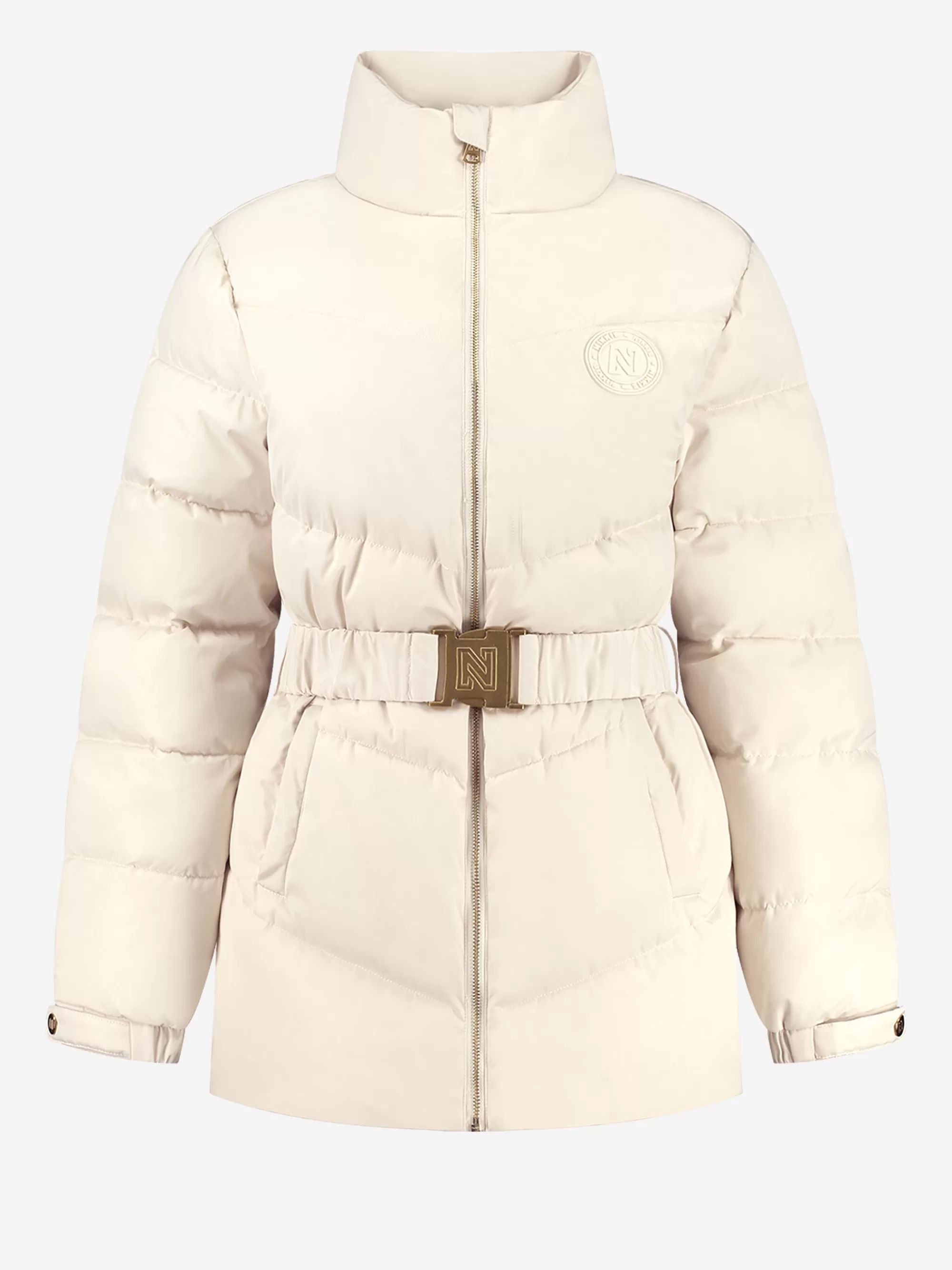 Women FIFTH HOUSE Coats & Jackets-Puffer coat with belt