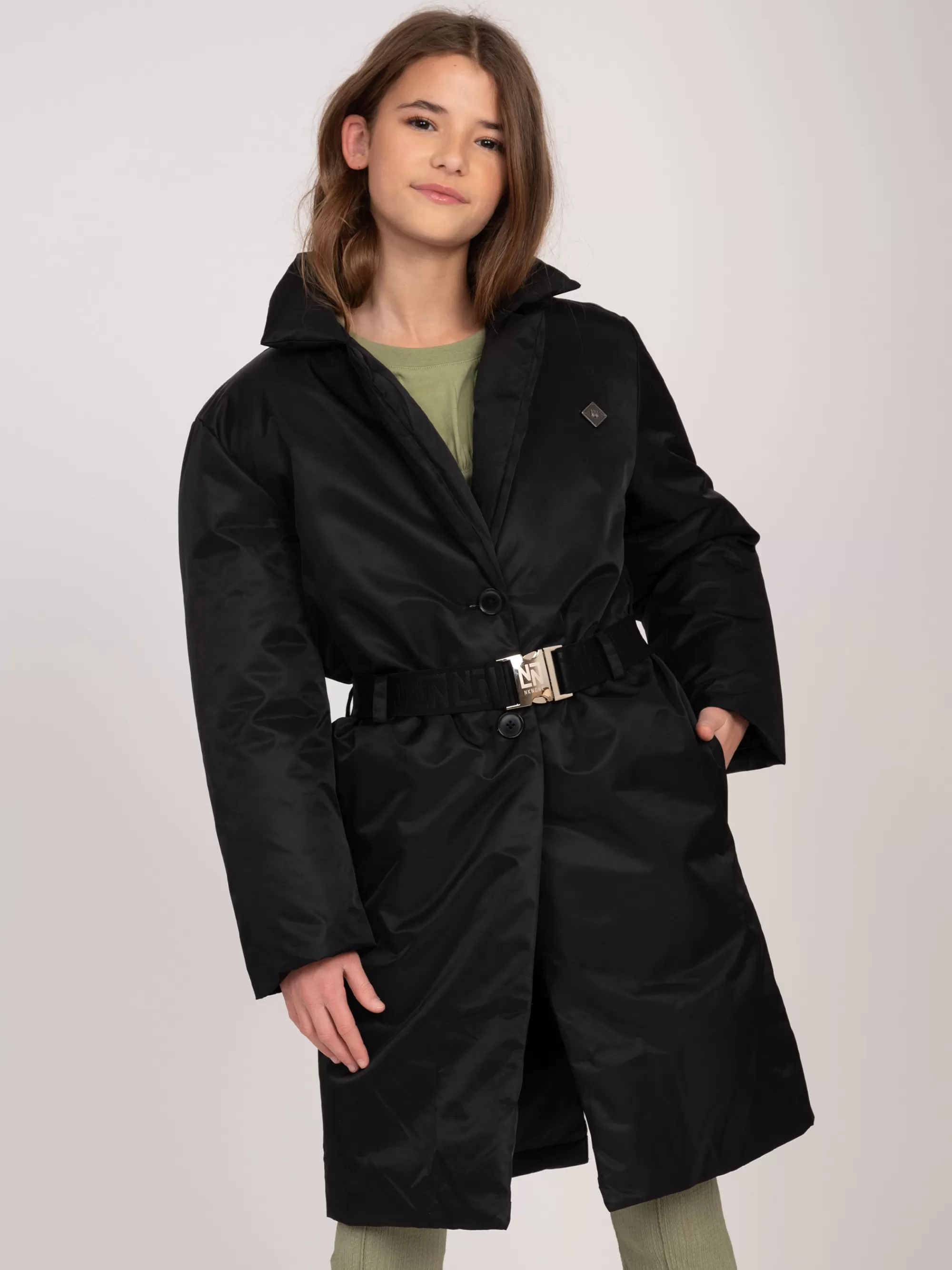 FIFTH HOUSE Jackets & Blazers-Puffer trenchcoat with belt