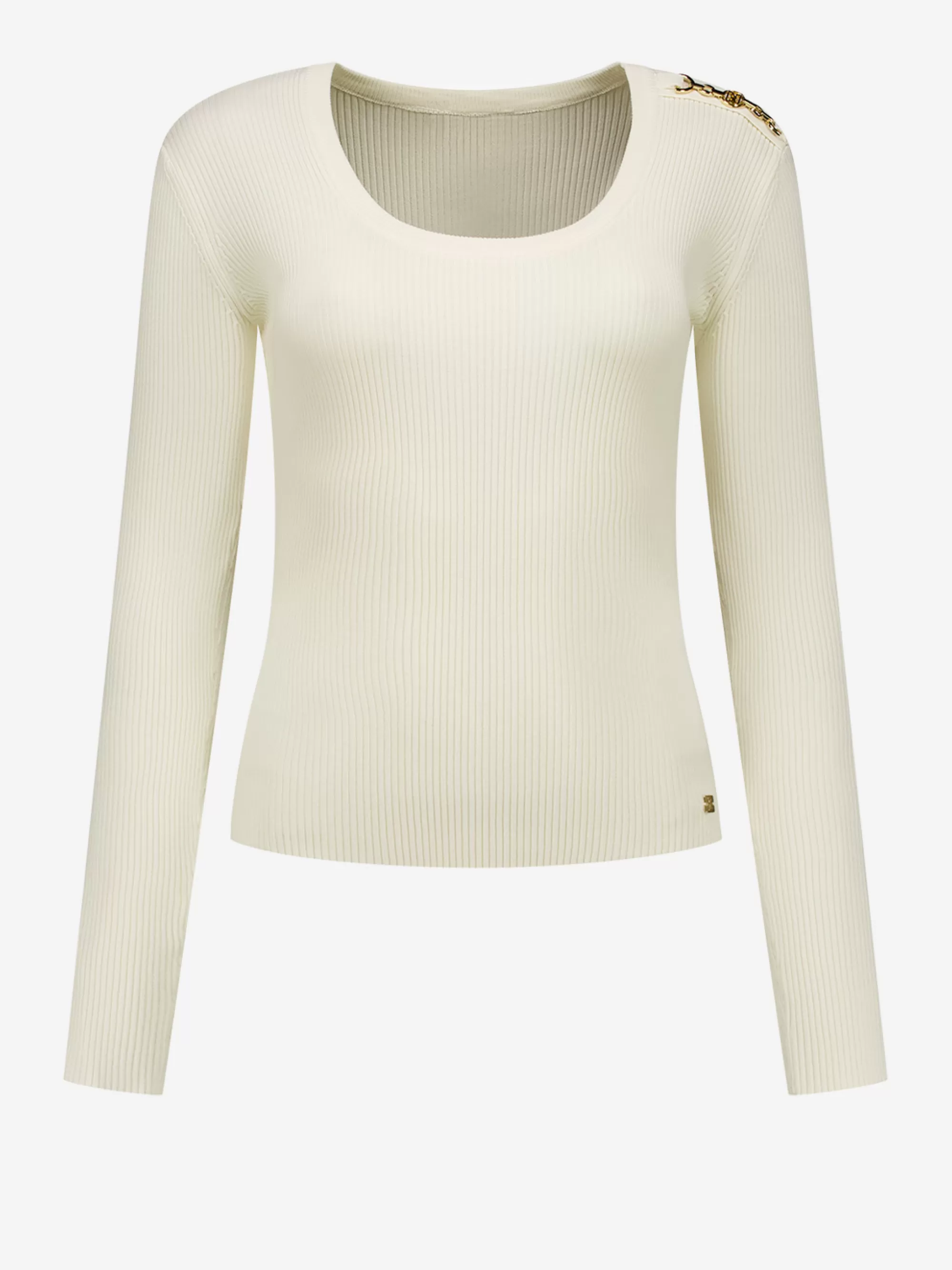 Women FIFTH HOUSE Tops-Ribbed fitted top