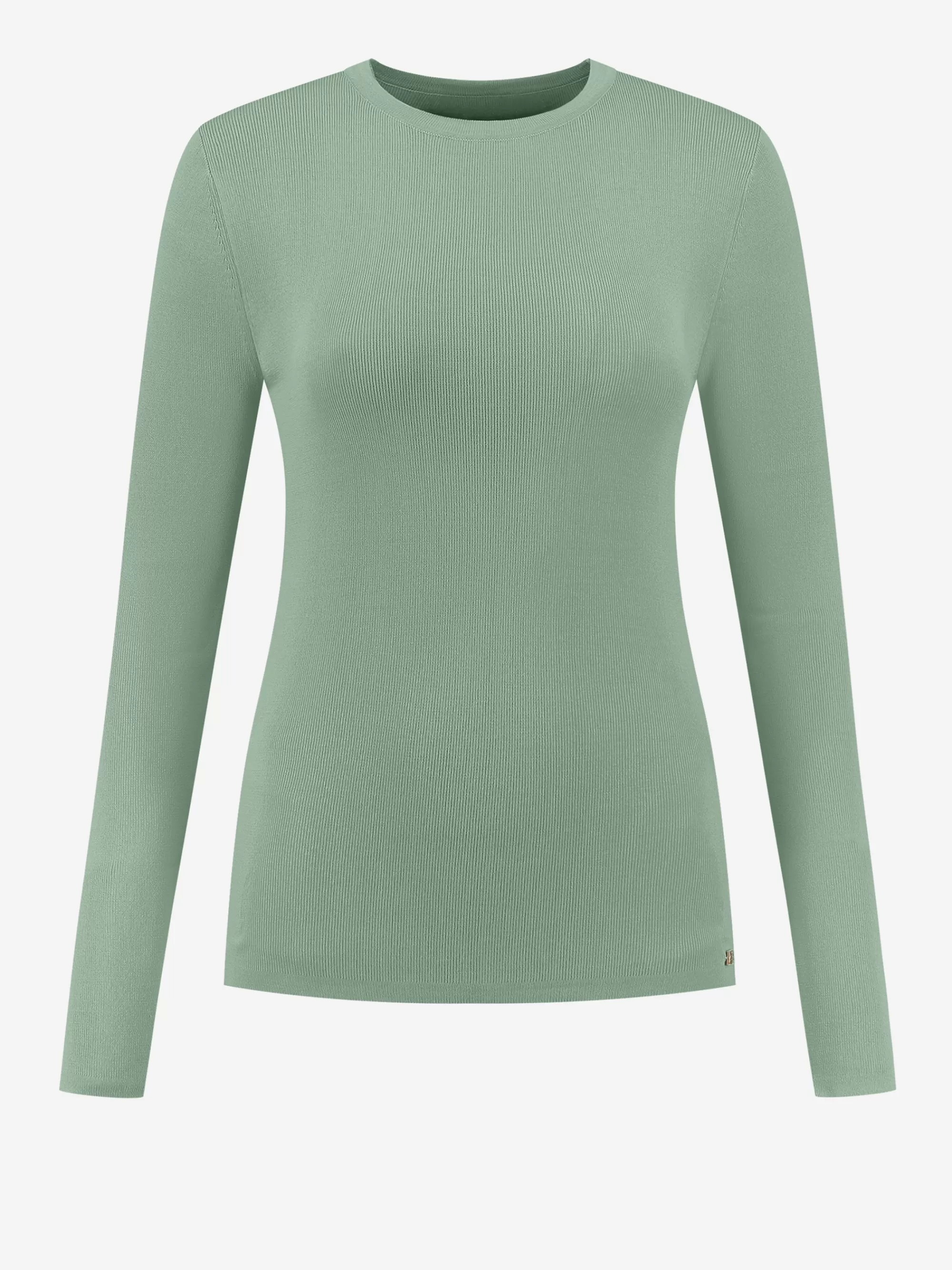 Women FIFTH HOUSE Tops-Ribbed longsleeve top