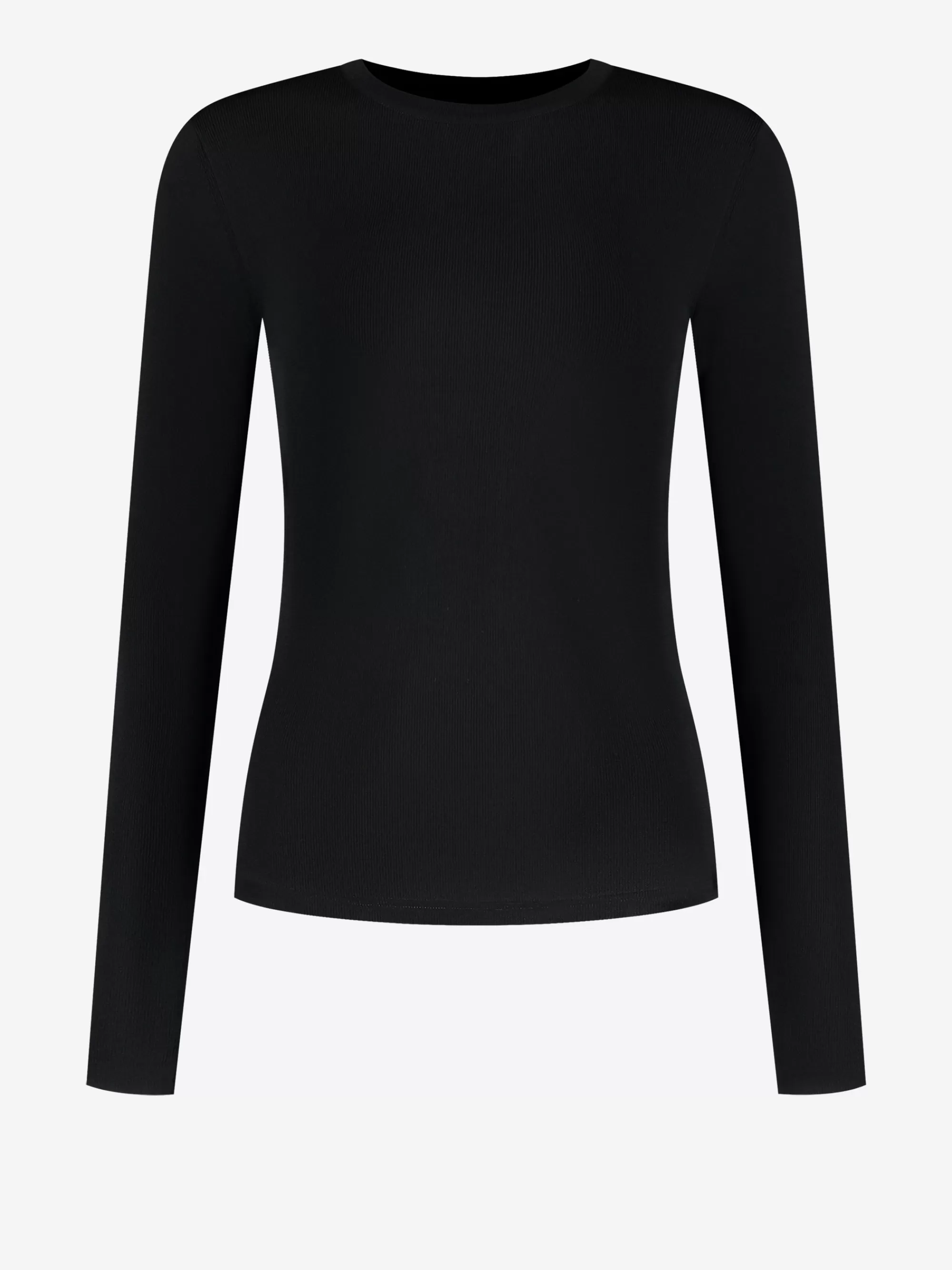 Women FIFTH HOUSE Tops-Ribbed longsleeve top