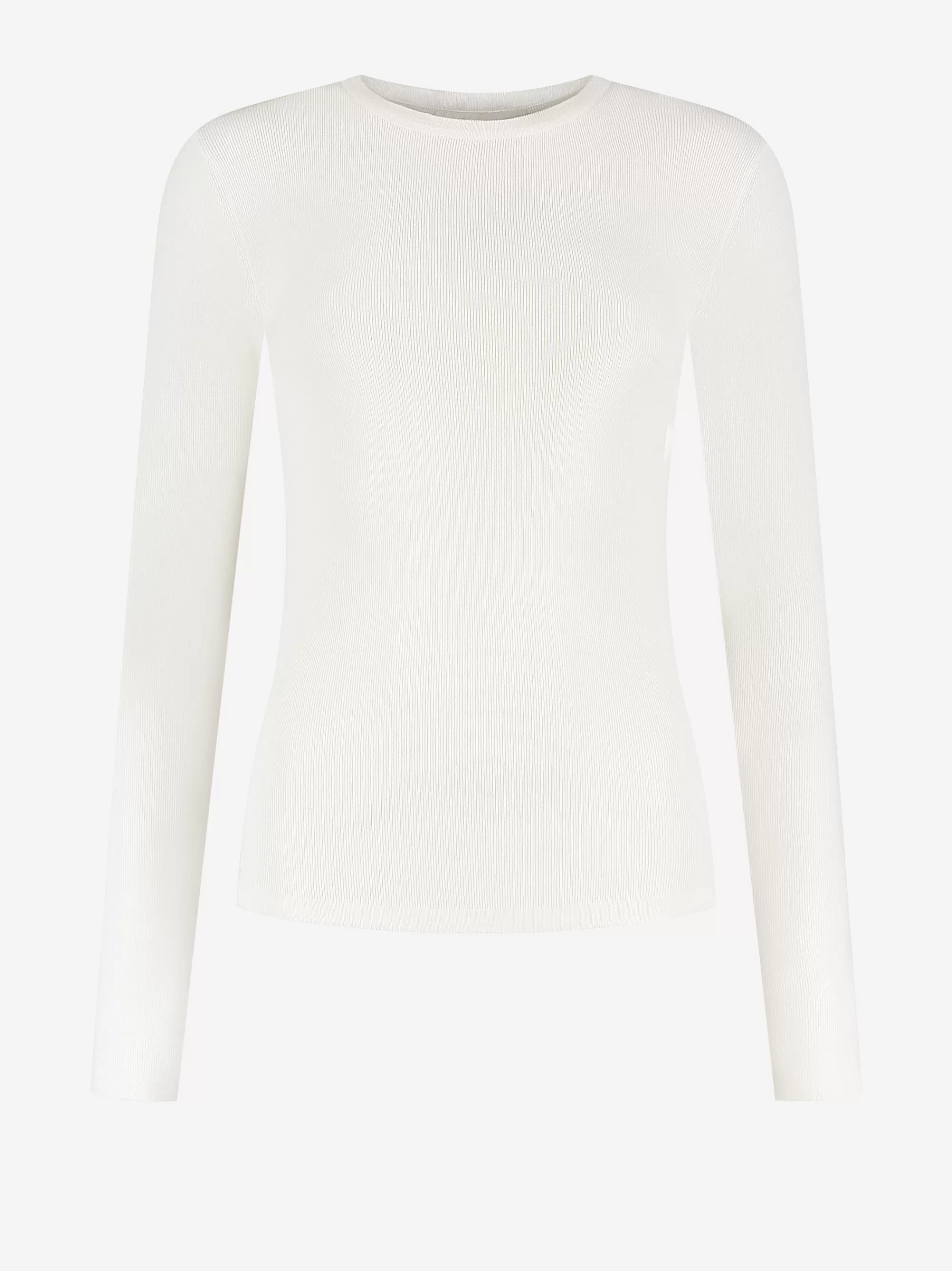 Women FIFTH HOUSE Tops-Ribbed longsleeve top