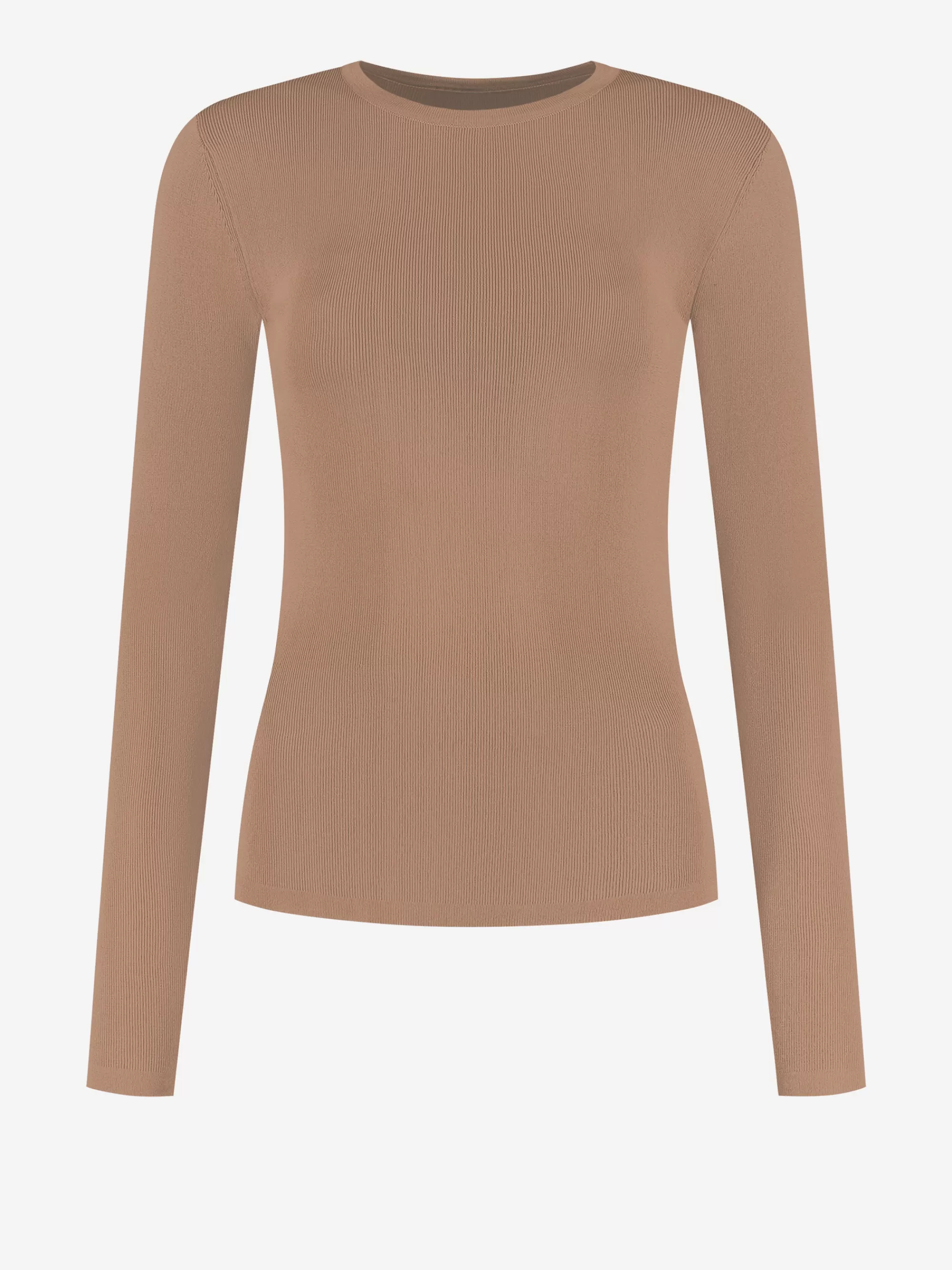 Women FIFTH HOUSE Tops-Ribbed longsleeve top