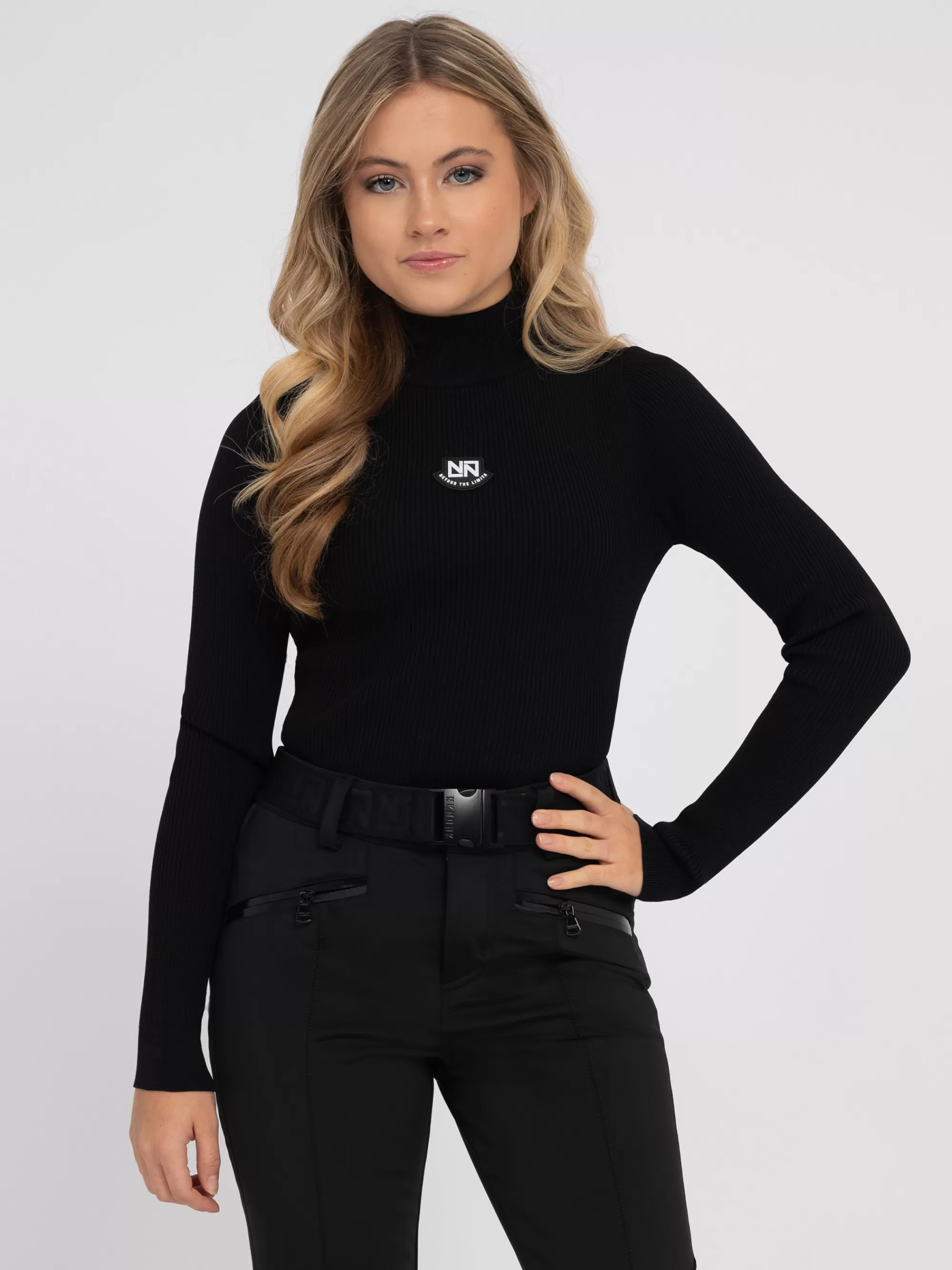 FIFTH HOUSE Skiwear | Tops-Ribbed ski pully with turtleneck