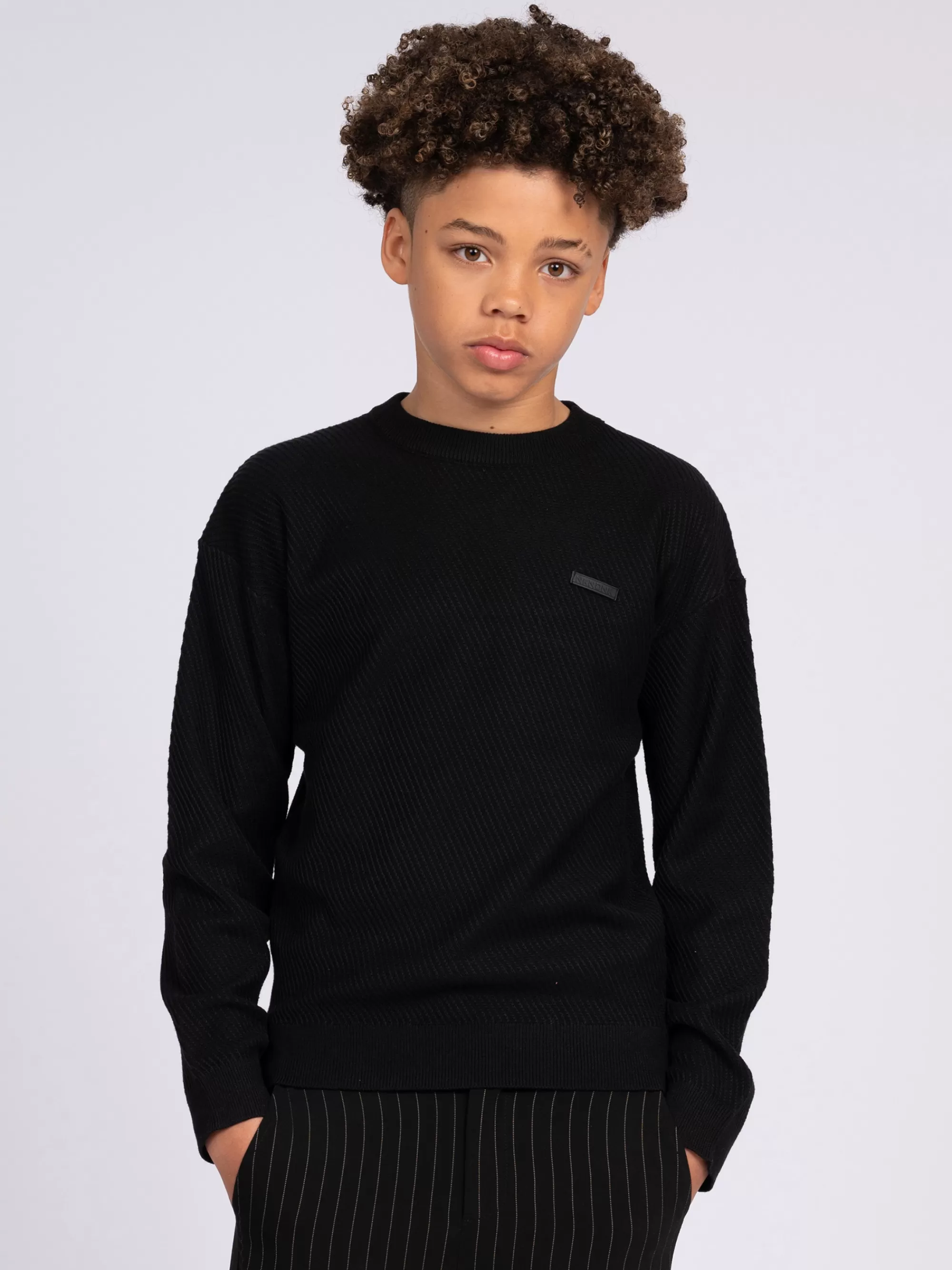 BOY FIFTH HOUSE Sweaters & Cardigans-Ribbed sweater with logo