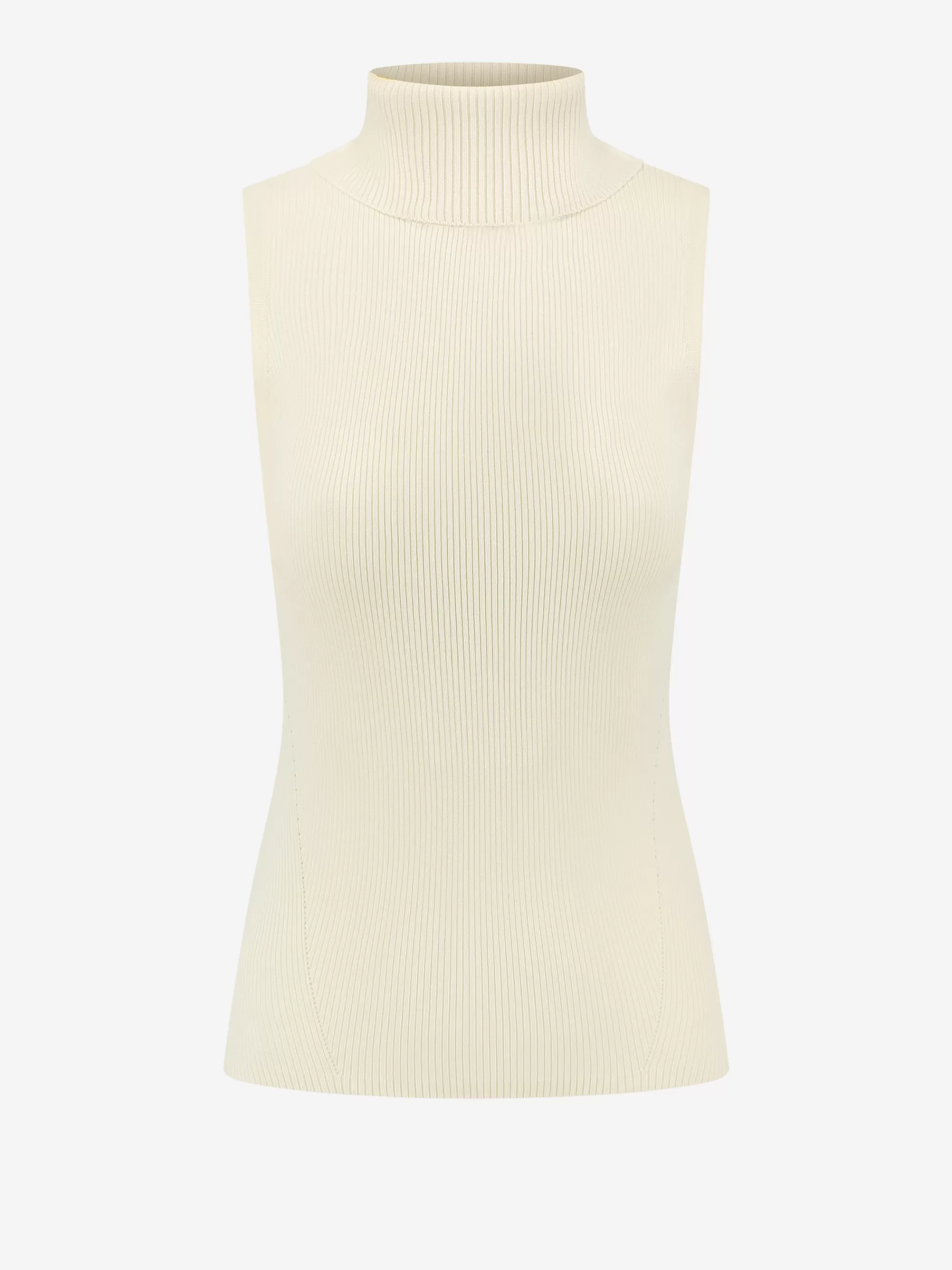 Women FIFTH HOUSE Tops-Ribbed top with turtleneck