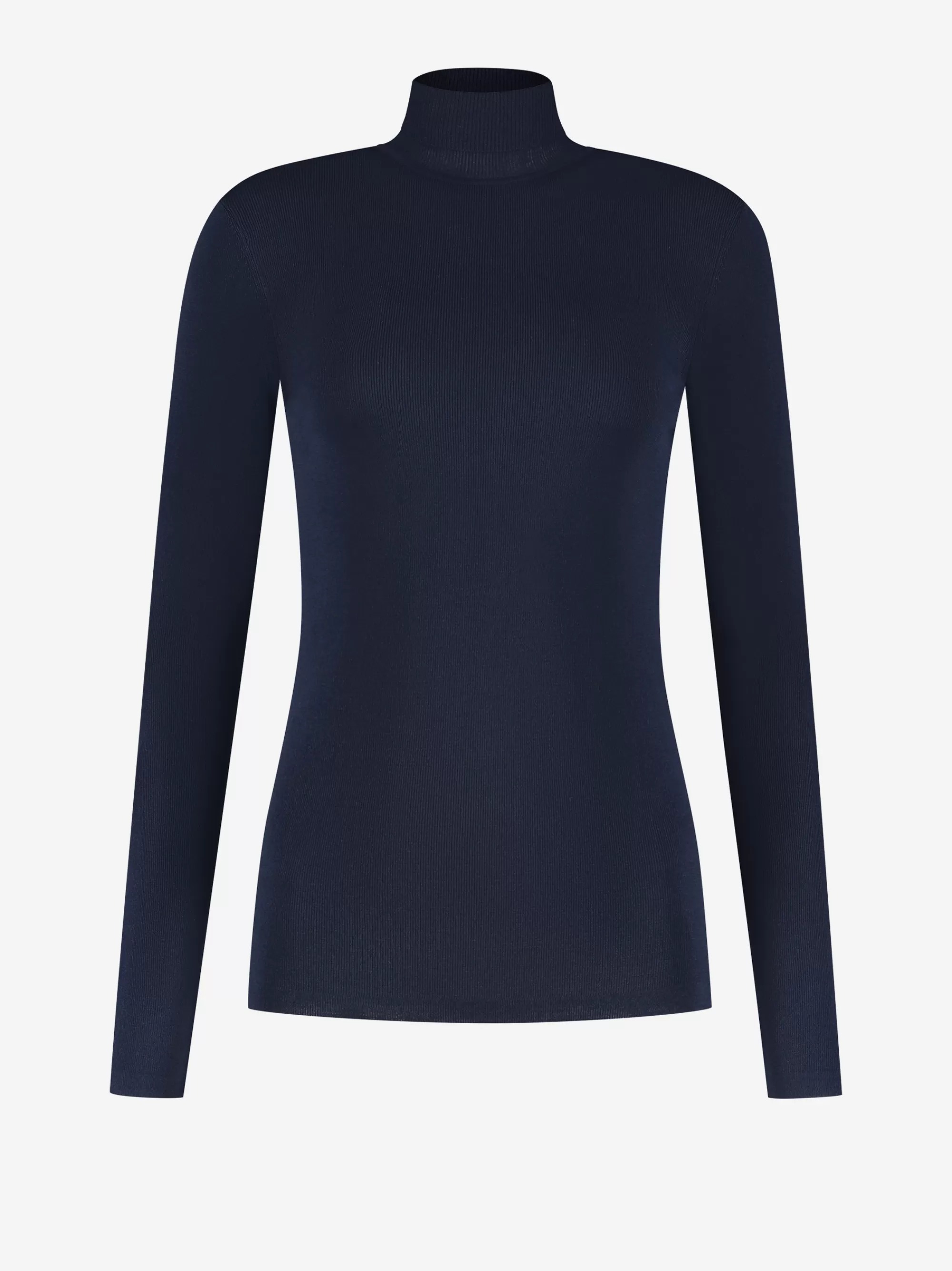 Women FIFTH HOUSE Tops-Ribbed top with turtleneck