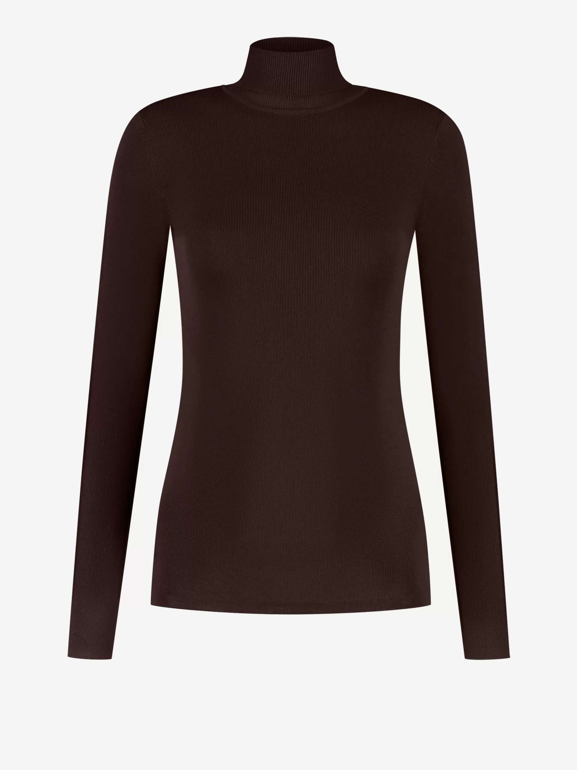 Women FIFTH HOUSE Tops-Ribbed top with turtleneck