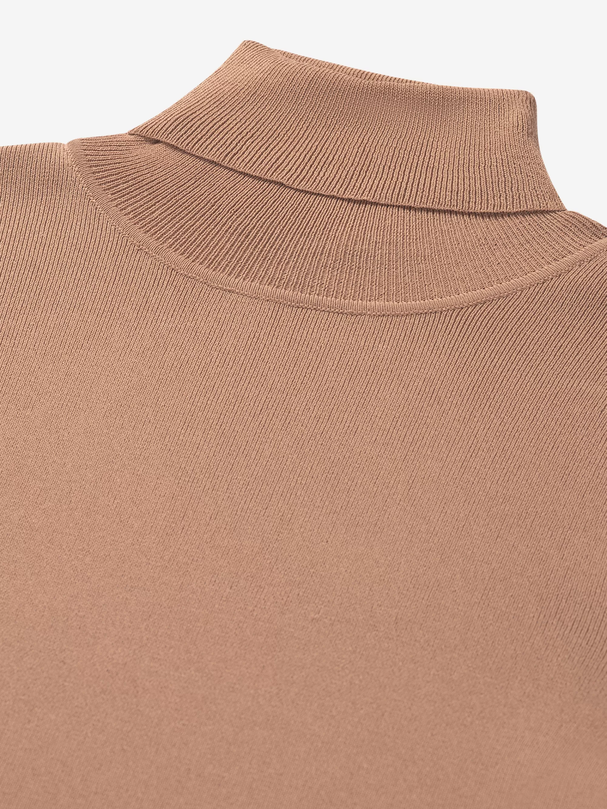 Women FIFTH HOUSE Tops-Ribbed top with turtleneck