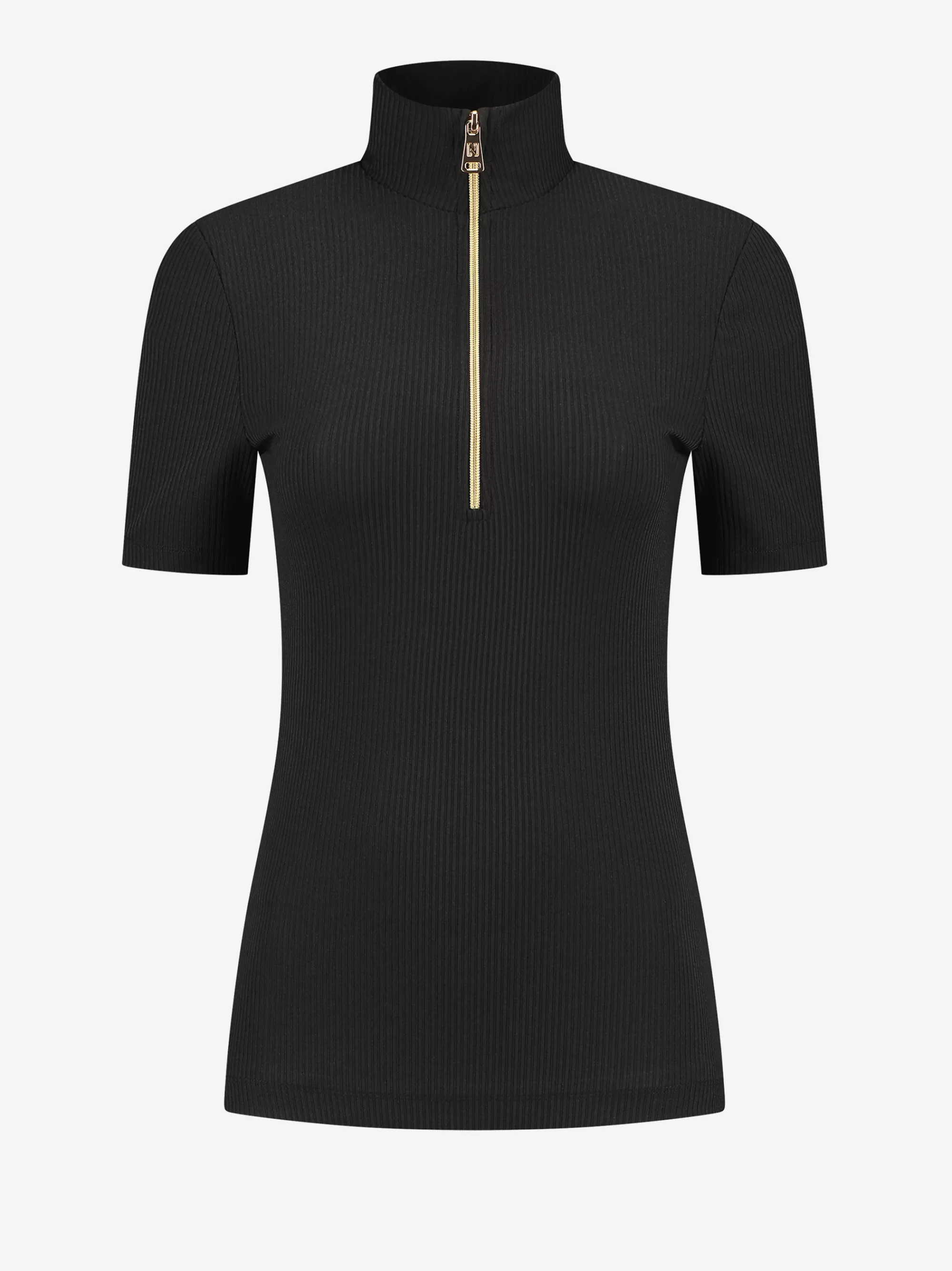 Women FIFTH HOUSE Equestrian | Tops-Ribbed top with zipper