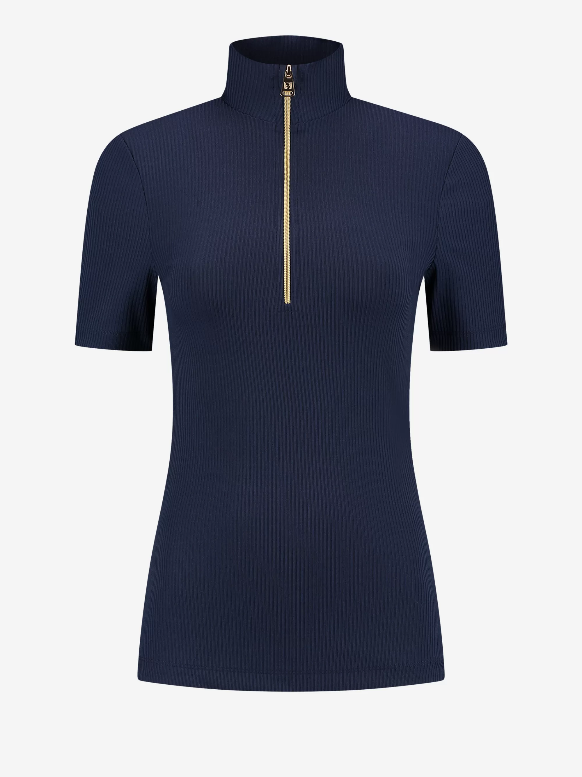 Women FIFTH HOUSE Equestrian | Tops-Ribbed Top with zipper