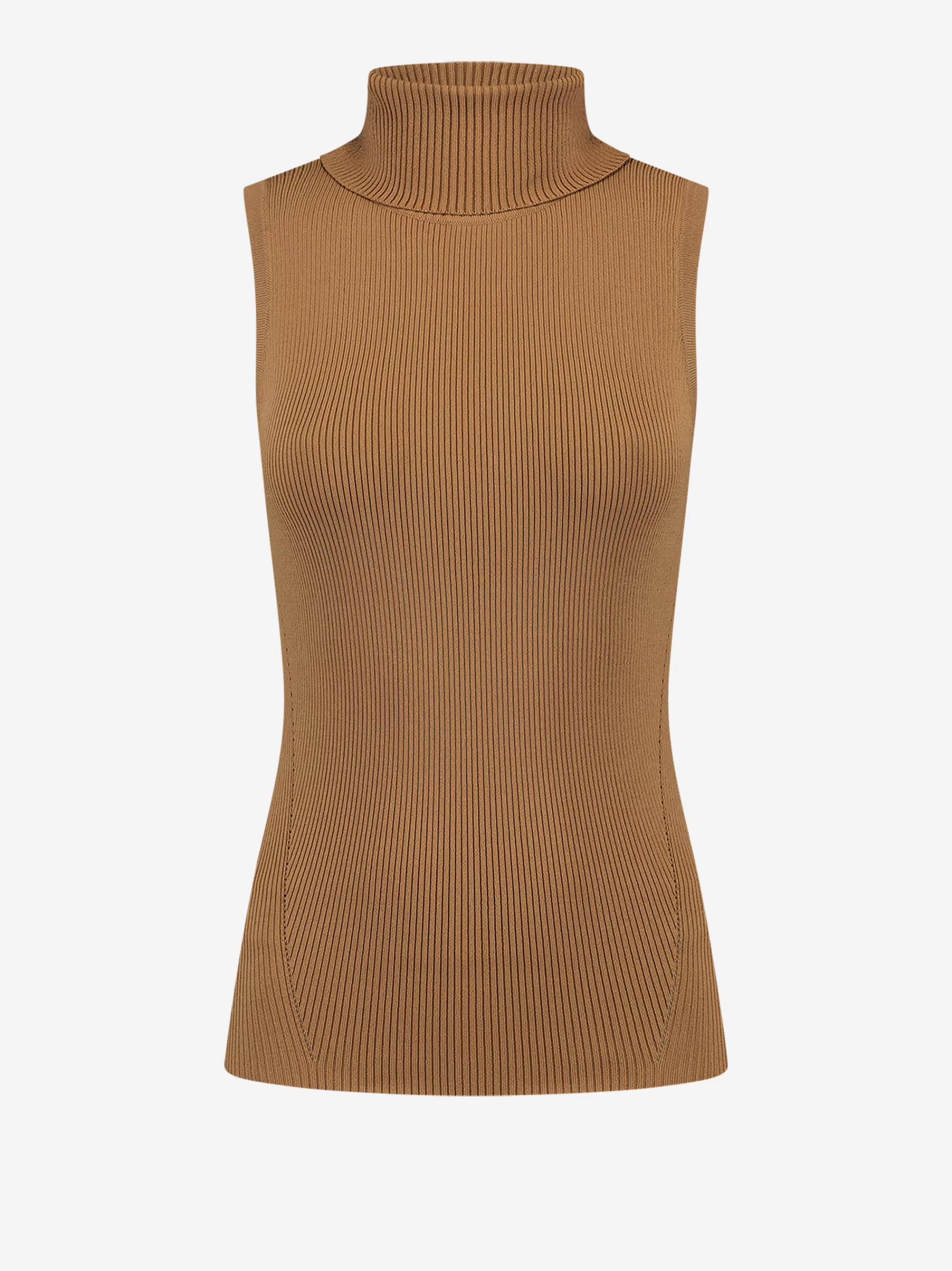 Women FIFTH HOUSE Tops-Ribbed turtleneck top