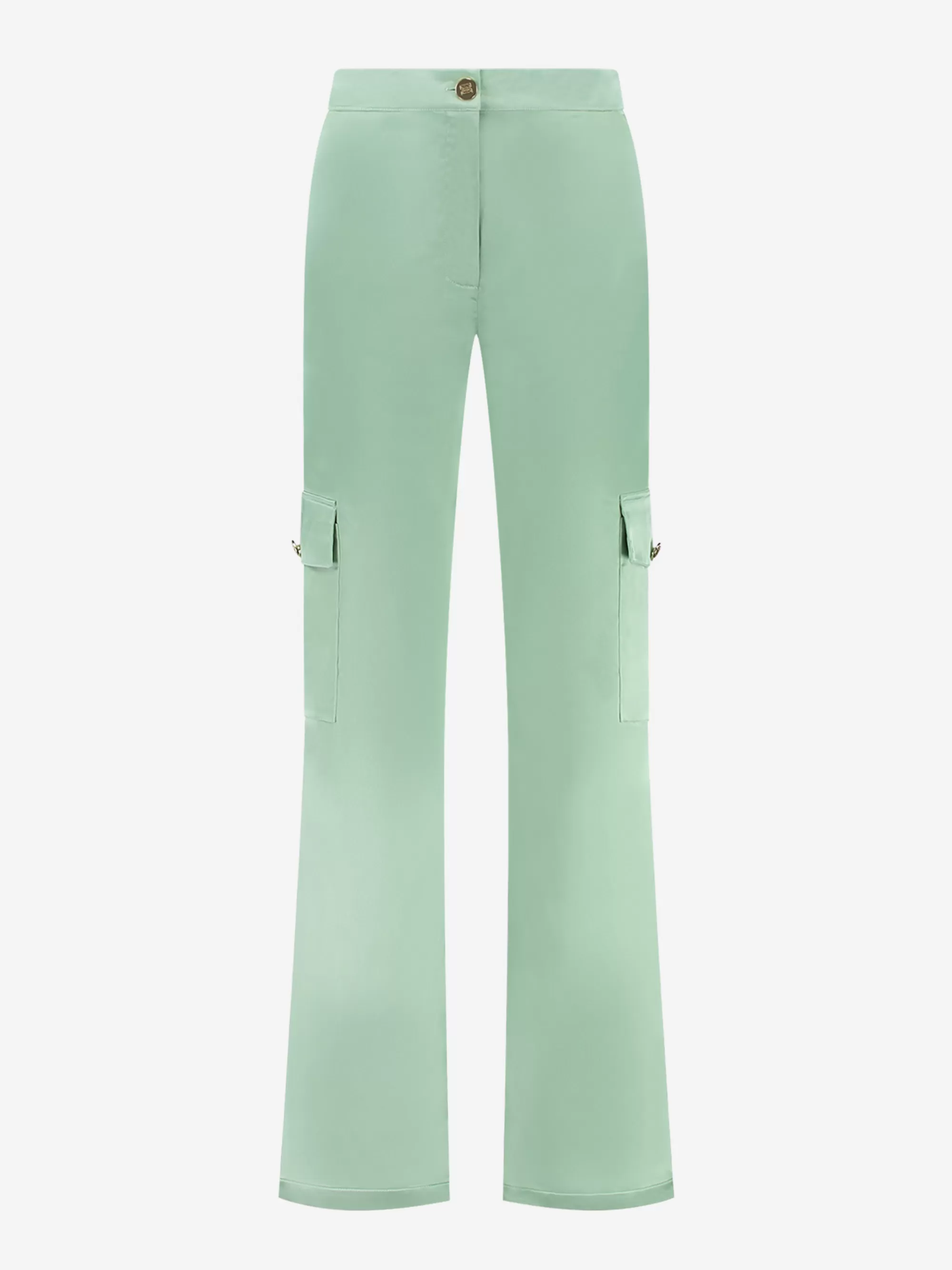 Women FIFTH HOUSE Pants & Jeans-Satin look straight pants