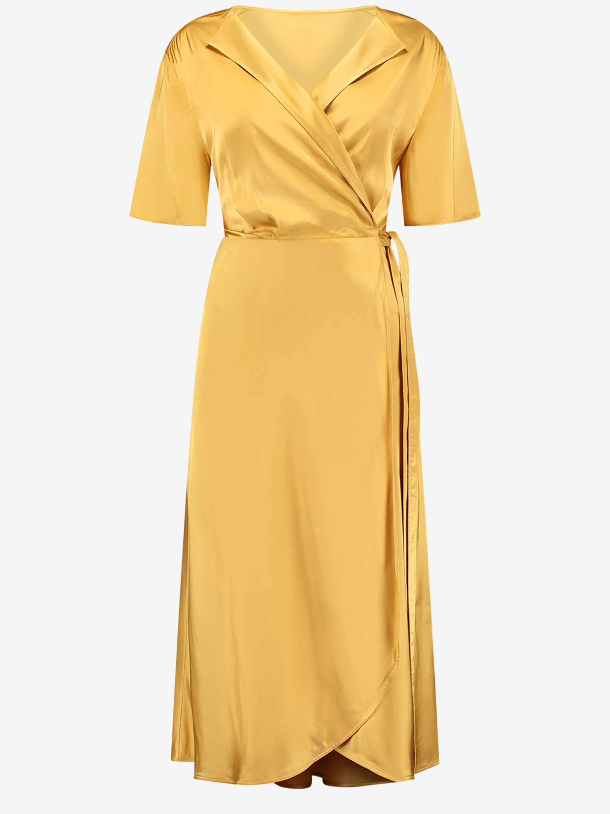 Women FIFTH HOUSE Dresses-Satin look wrap dress