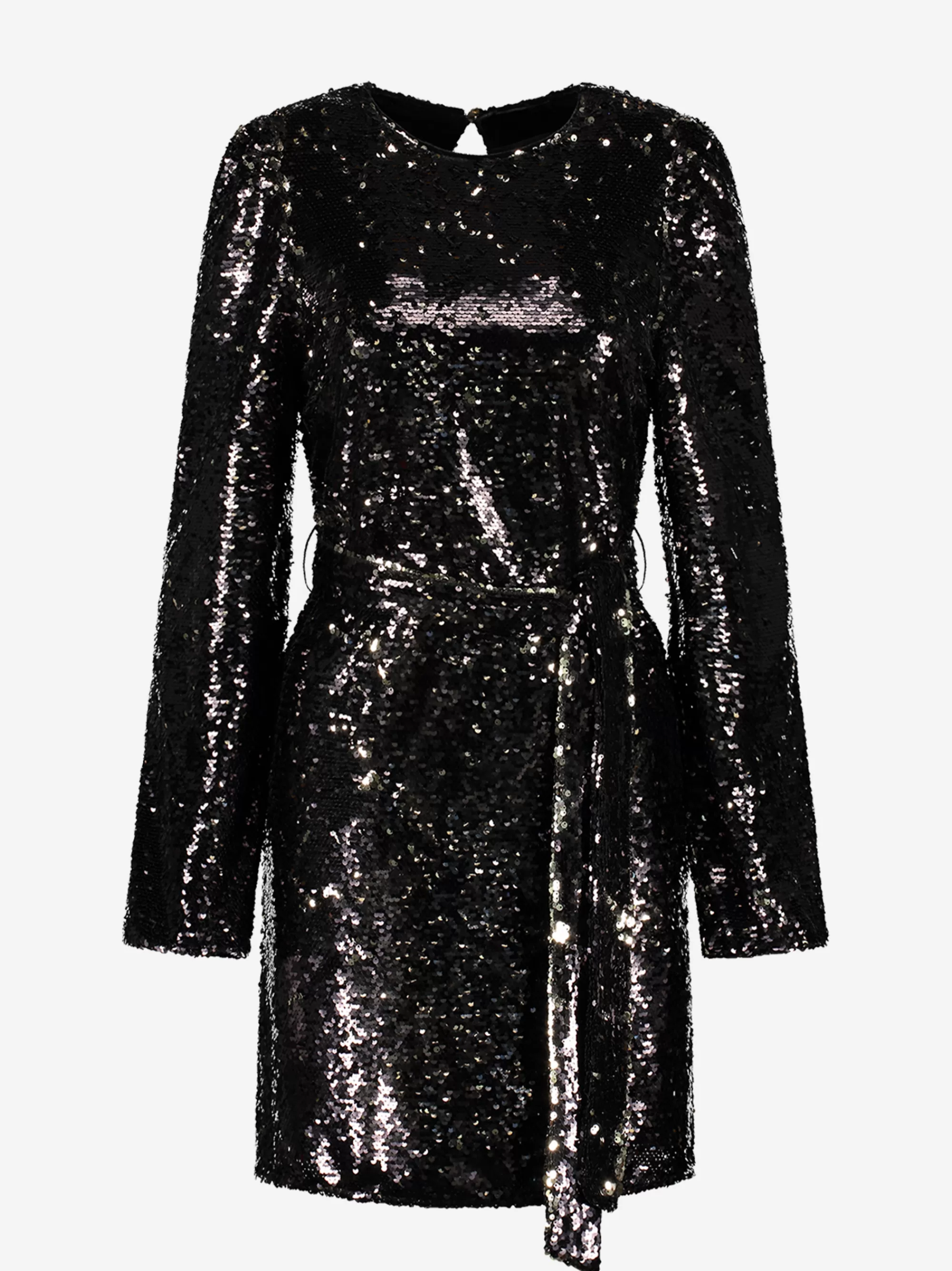 Women FIFTH HOUSE Dresses-Sequin dress with tie belt