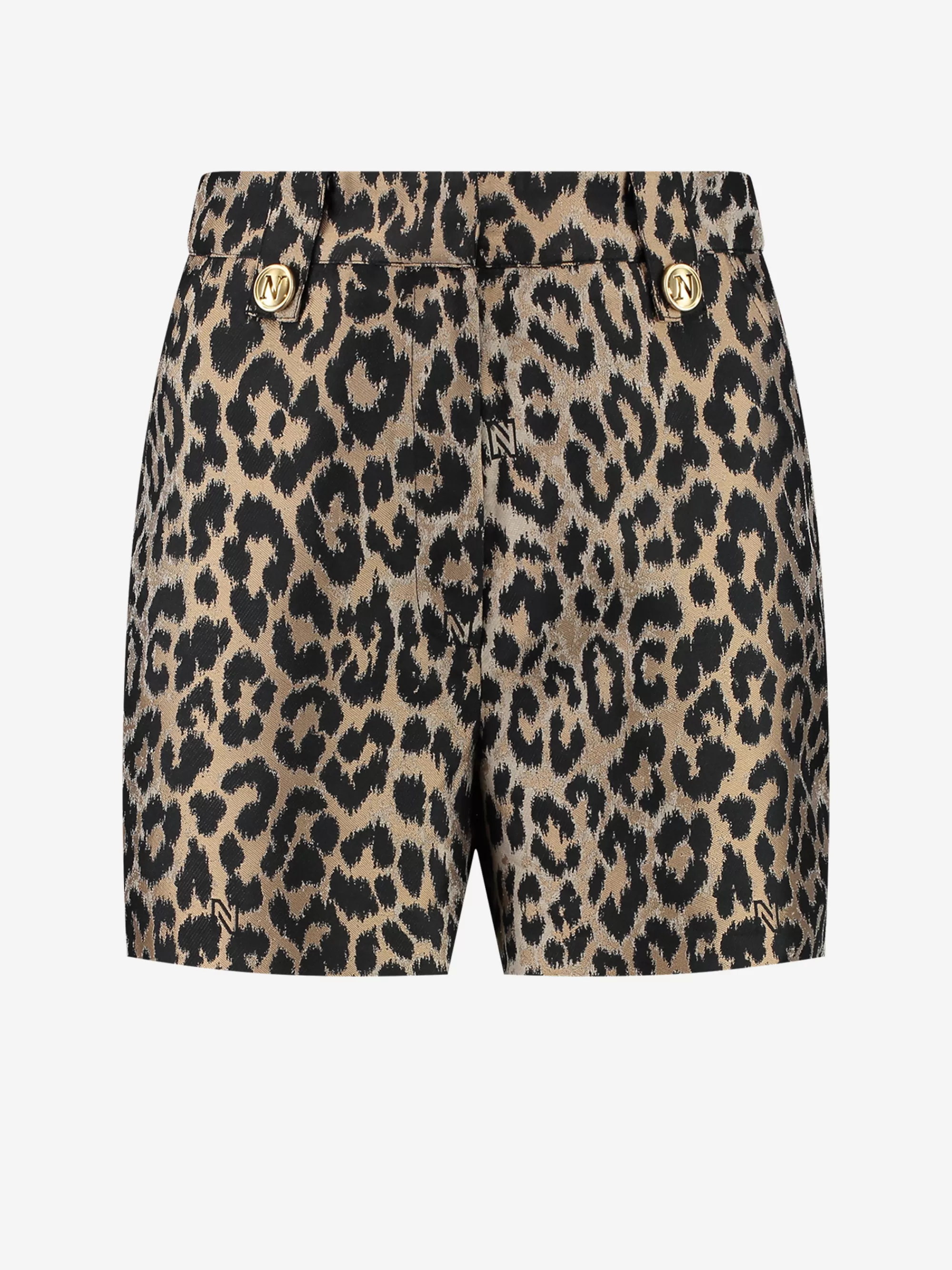 Women FIFTH HOUSE Shorts-Short with animal print