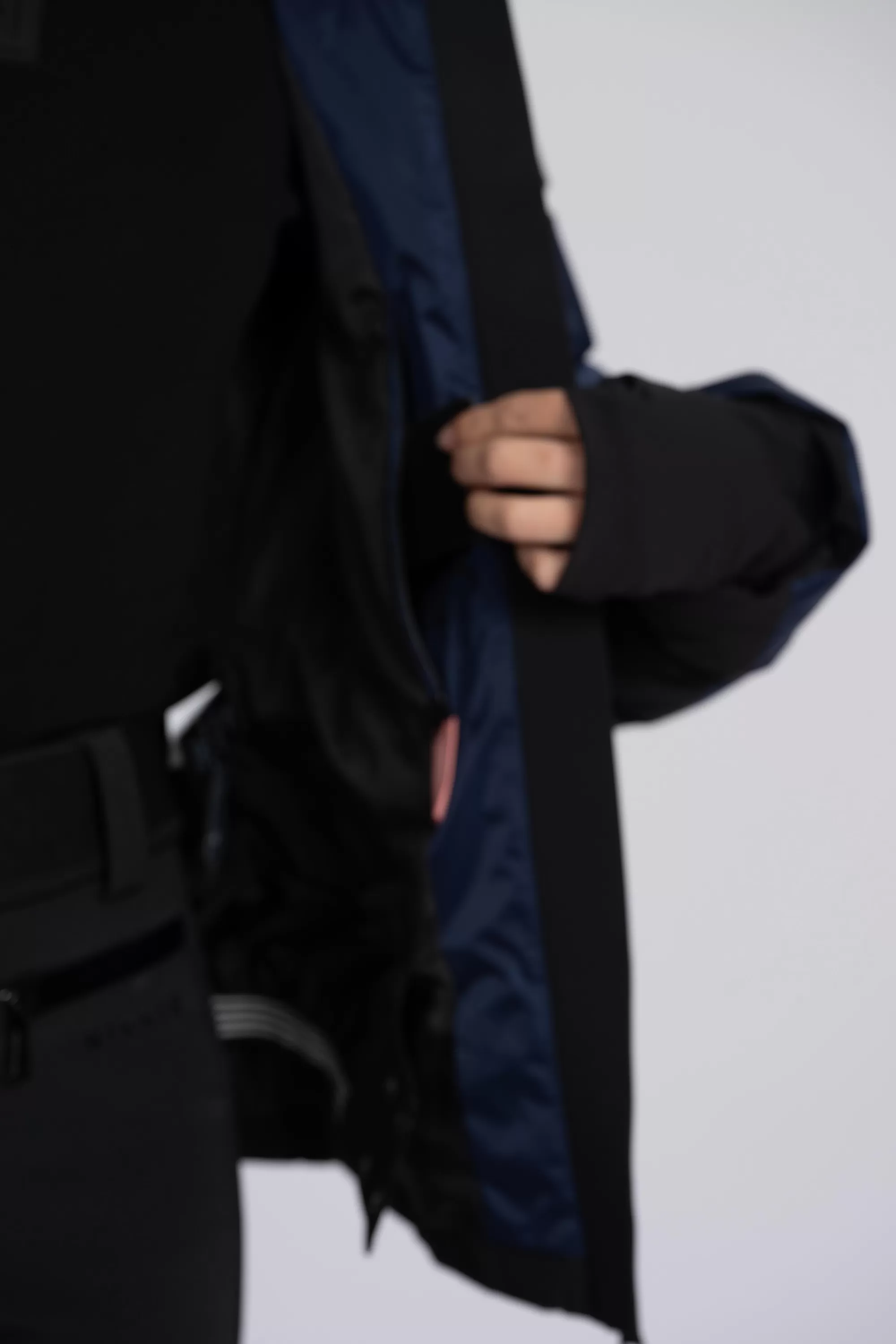 Women FIFTH HOUSE Skiwear | Coats & Jackets-Ski jacket with color block and adjustable belt