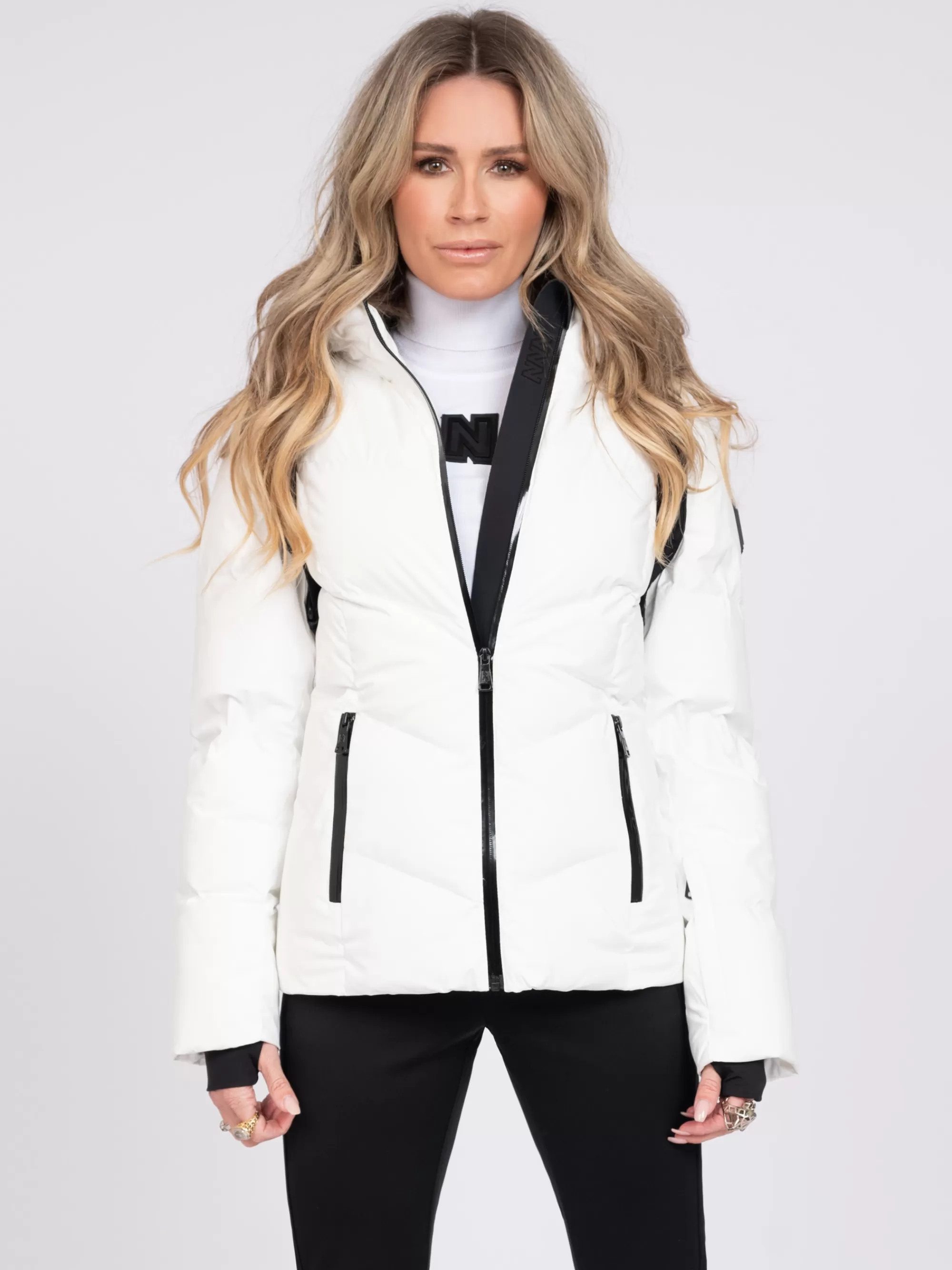 Women FIFTH HOUSE Skiwear | Coats & Jackets-Ski jacket with hood and snow gaiters