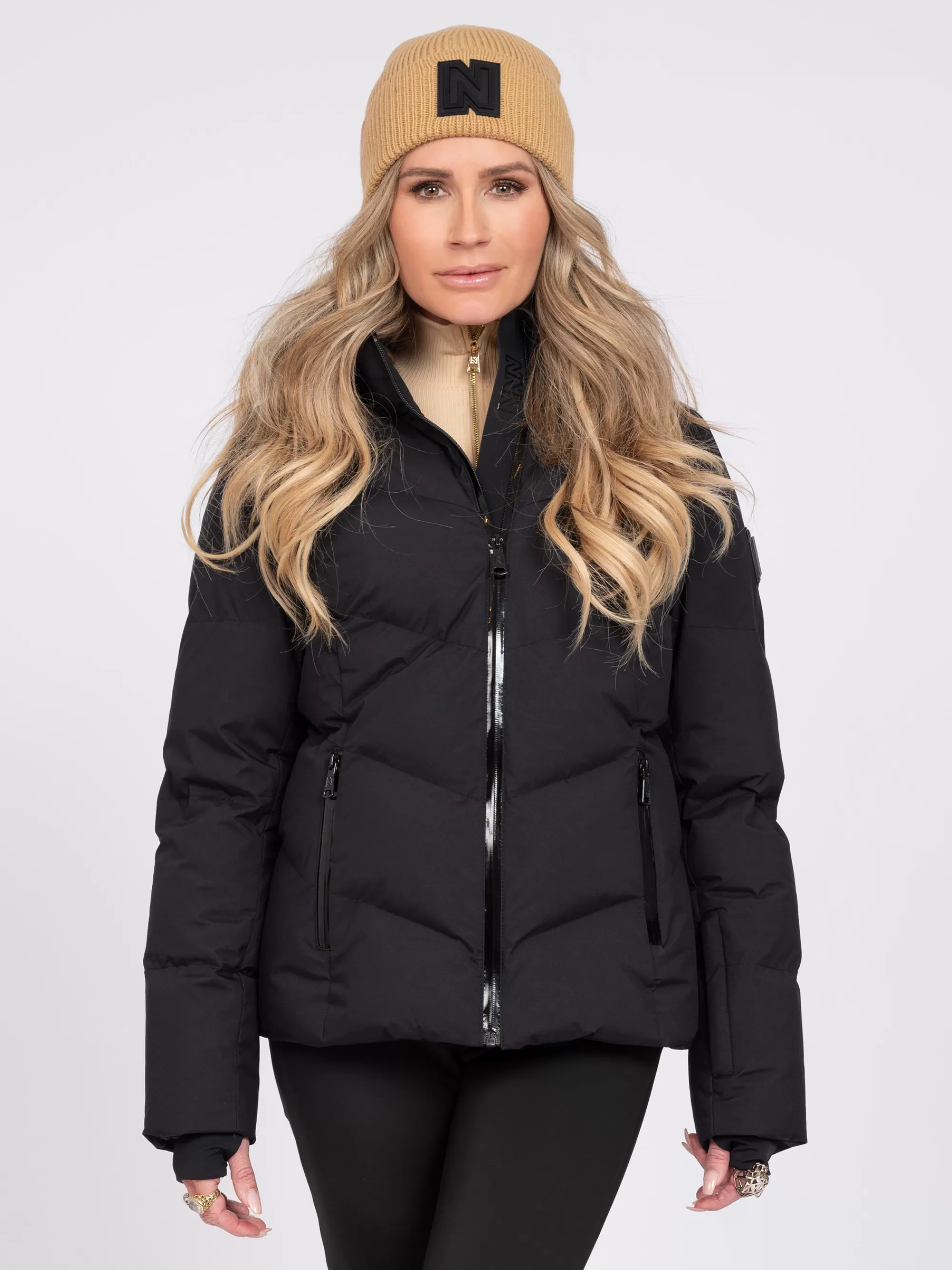 Women FIFTH HOUSE Skiwear | Coats & Jackets-Ski jacket with hood and snow gaiters