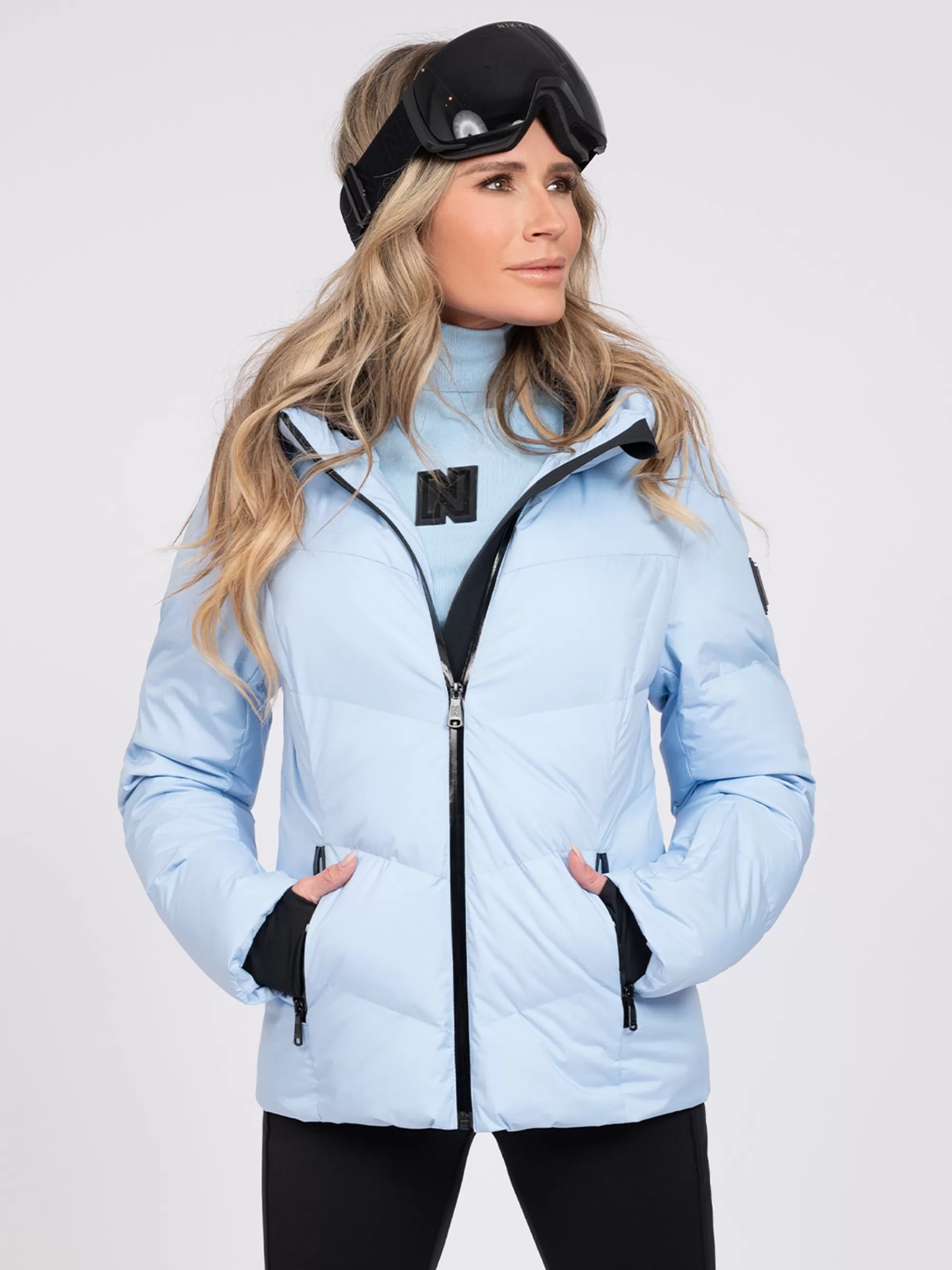 Women FIFTH HOUSE Skiwear | Coats & Jackets-Ski jacket with hood and snow gaiters