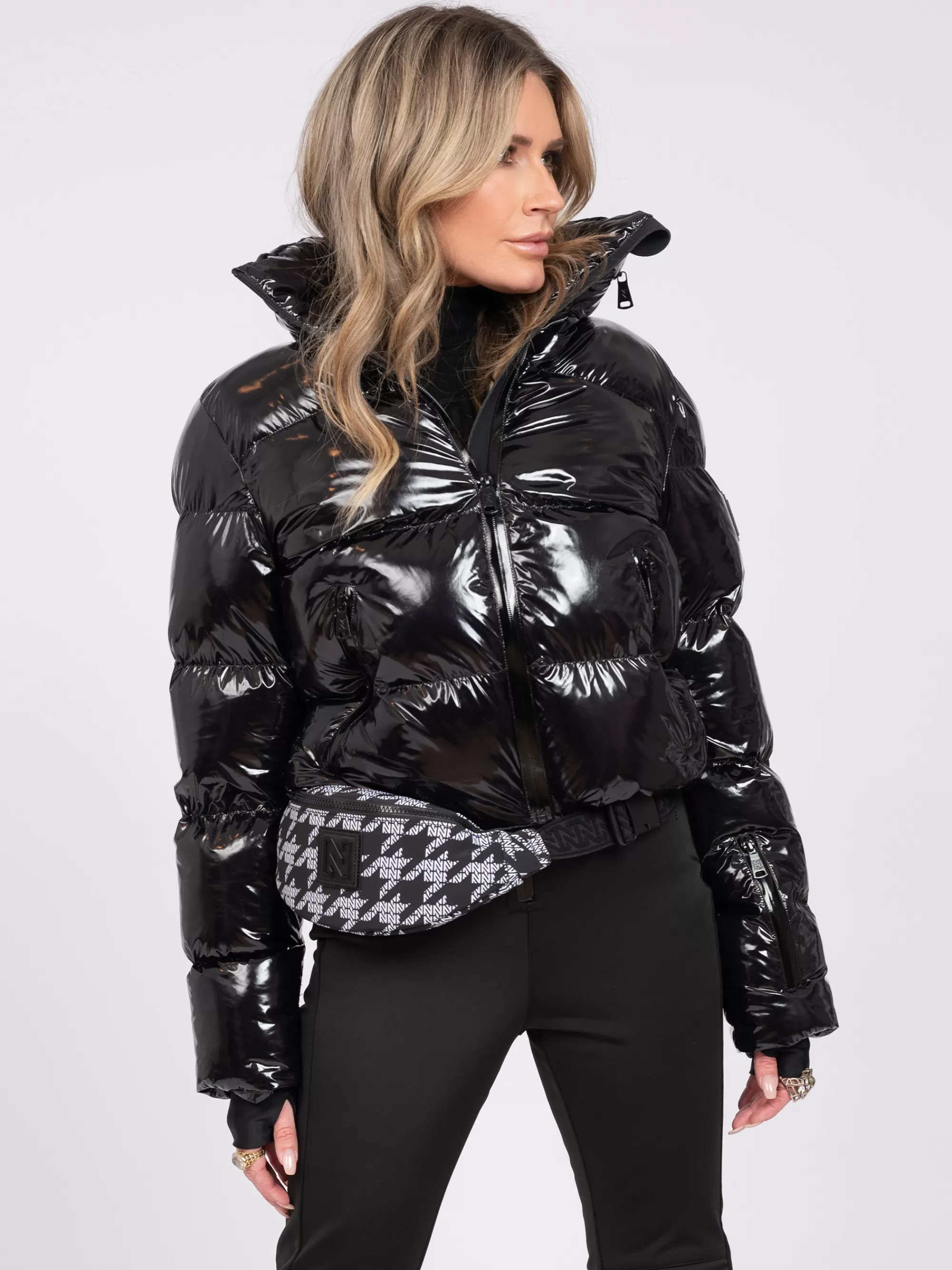 Women FIFTH HOUSE Skiwear | Coats & Jackets-Ski jacket with metallic look