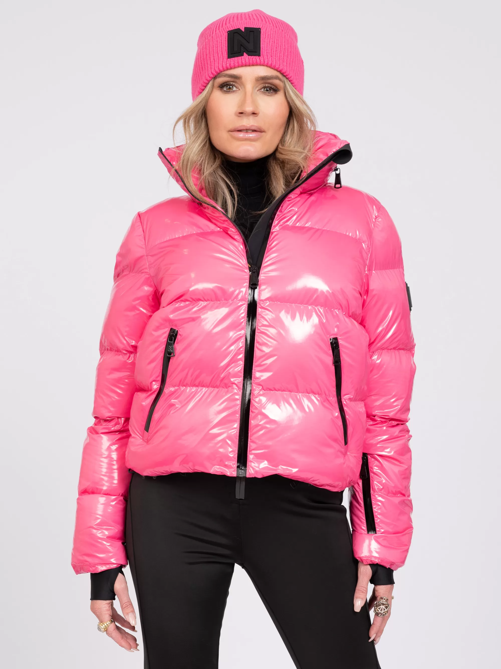 Women FIFTH HOUSE Skiwear | Coats & Jackets-Ski jacket with metallic look