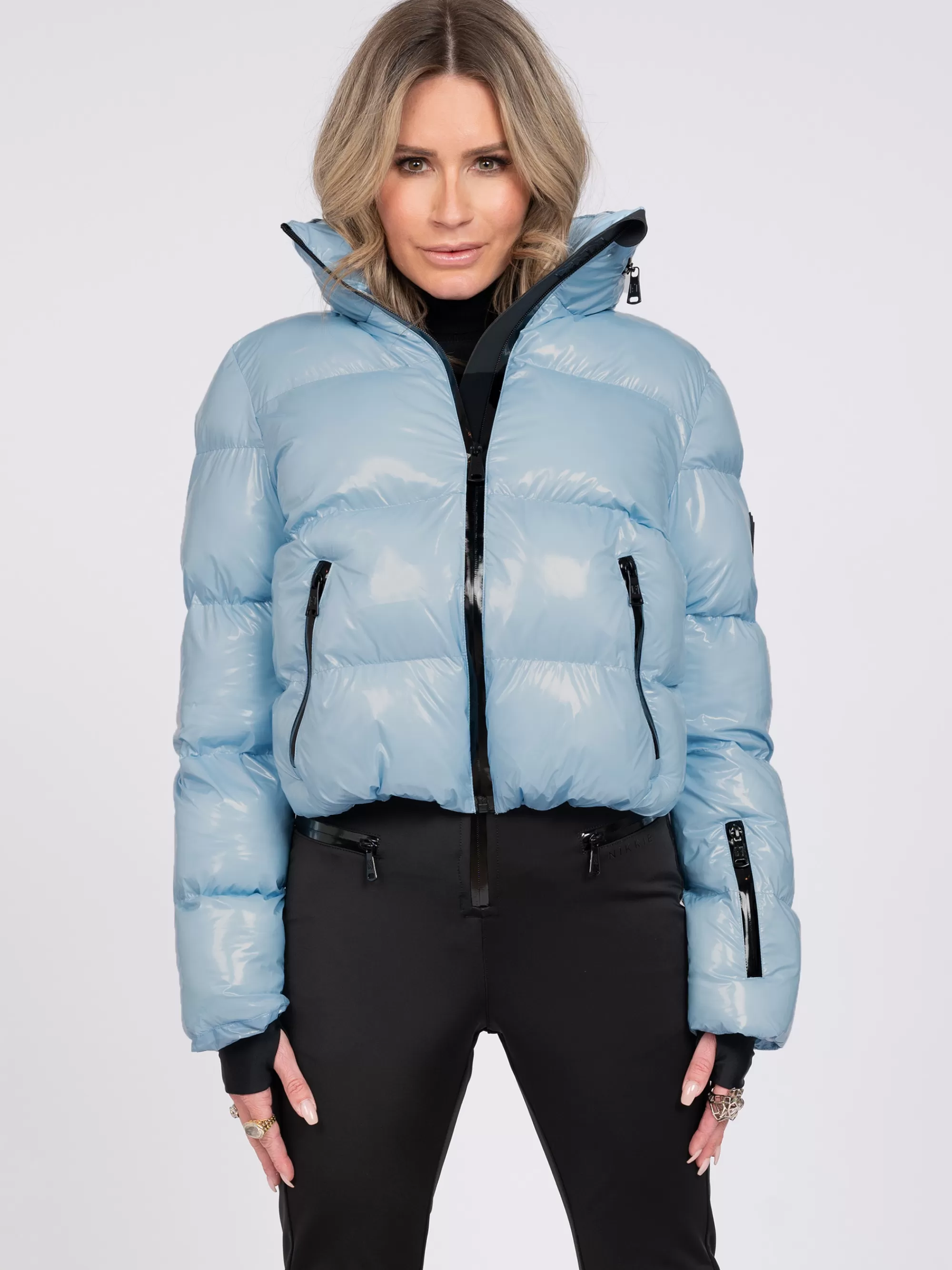 Women FIFTH HOUSE Skiwear | Coats & Jackets-Ski jacket with metallic look