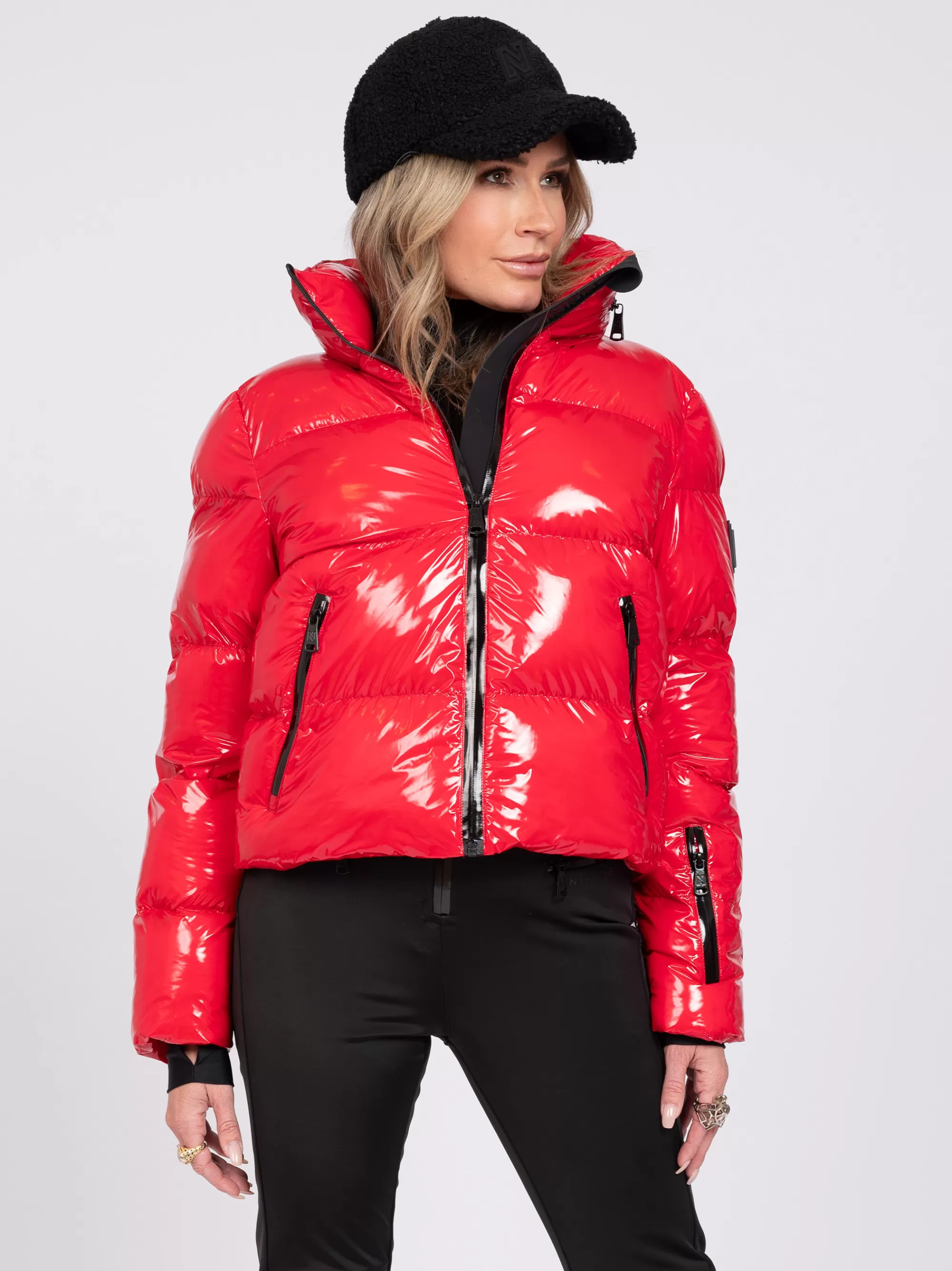 Women FIFTH HOUSE Skiwear | Coats & Jackets-Ski jacket with metallic look