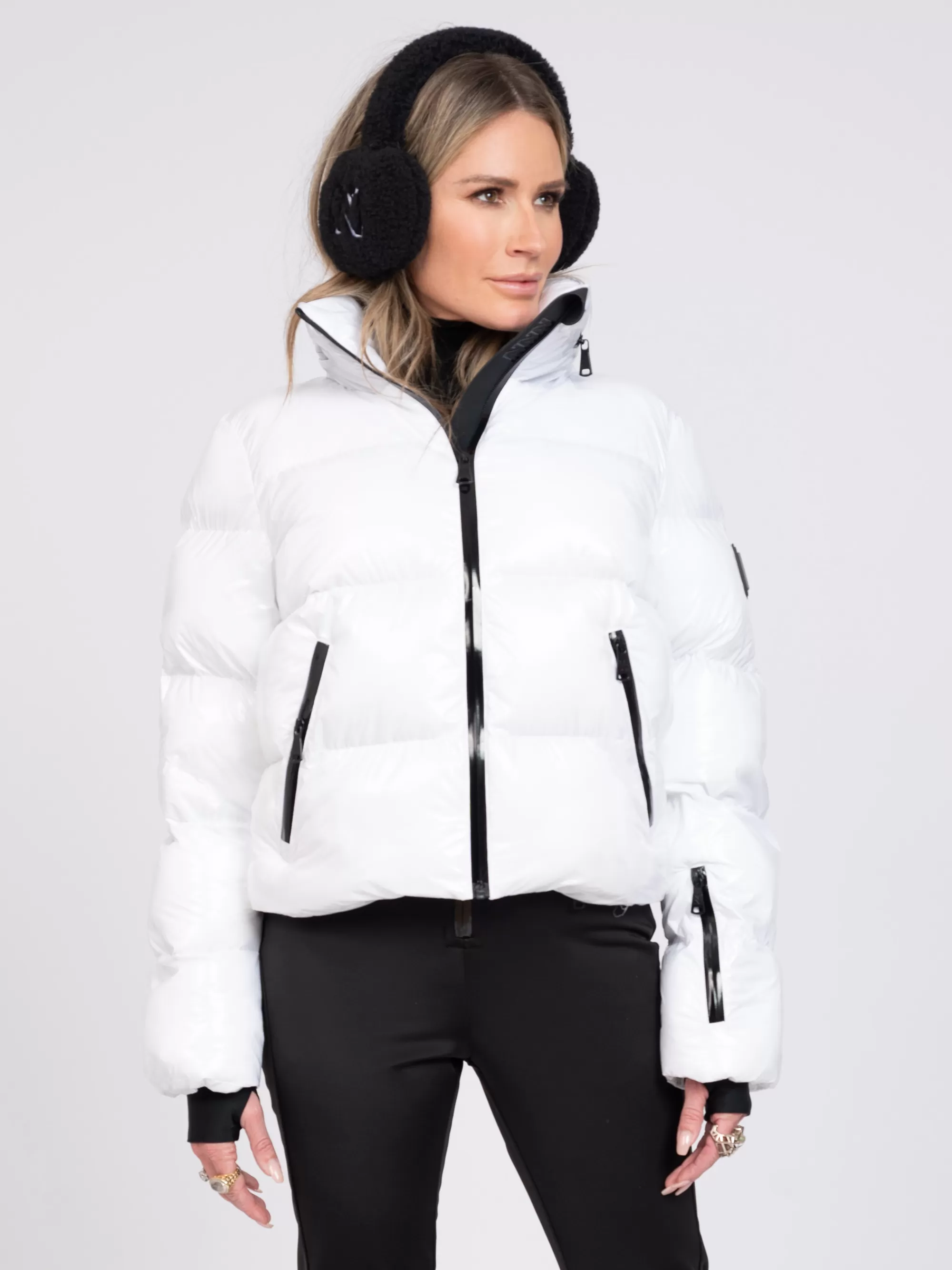 Women FIFTH HOUSE Coats & Jackets | Skiwear-Ski jacket with metallic look