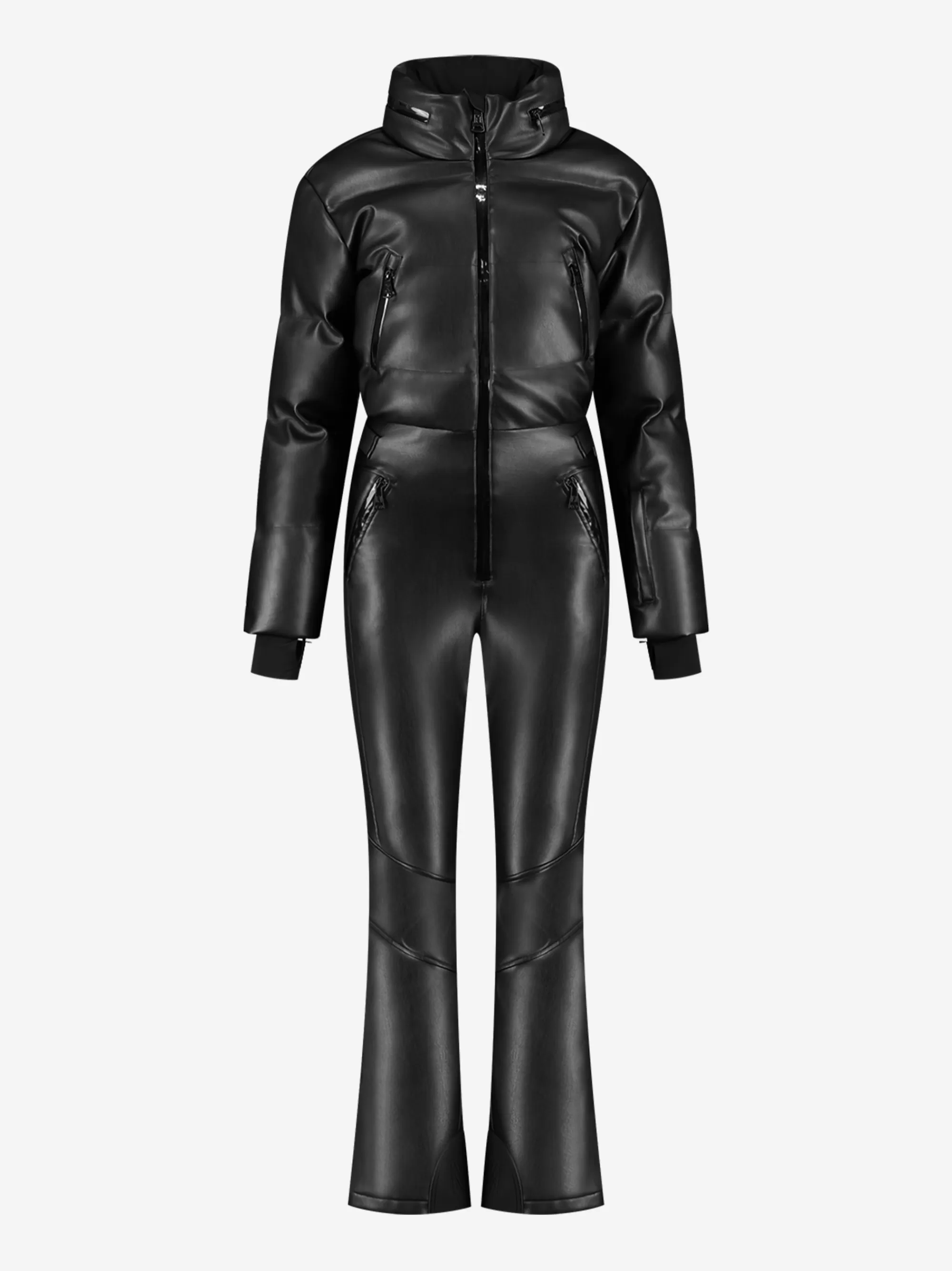 Women FIFTH HOUSE Skiwear | Jumpsuits-Ski jumpsuit with leather look