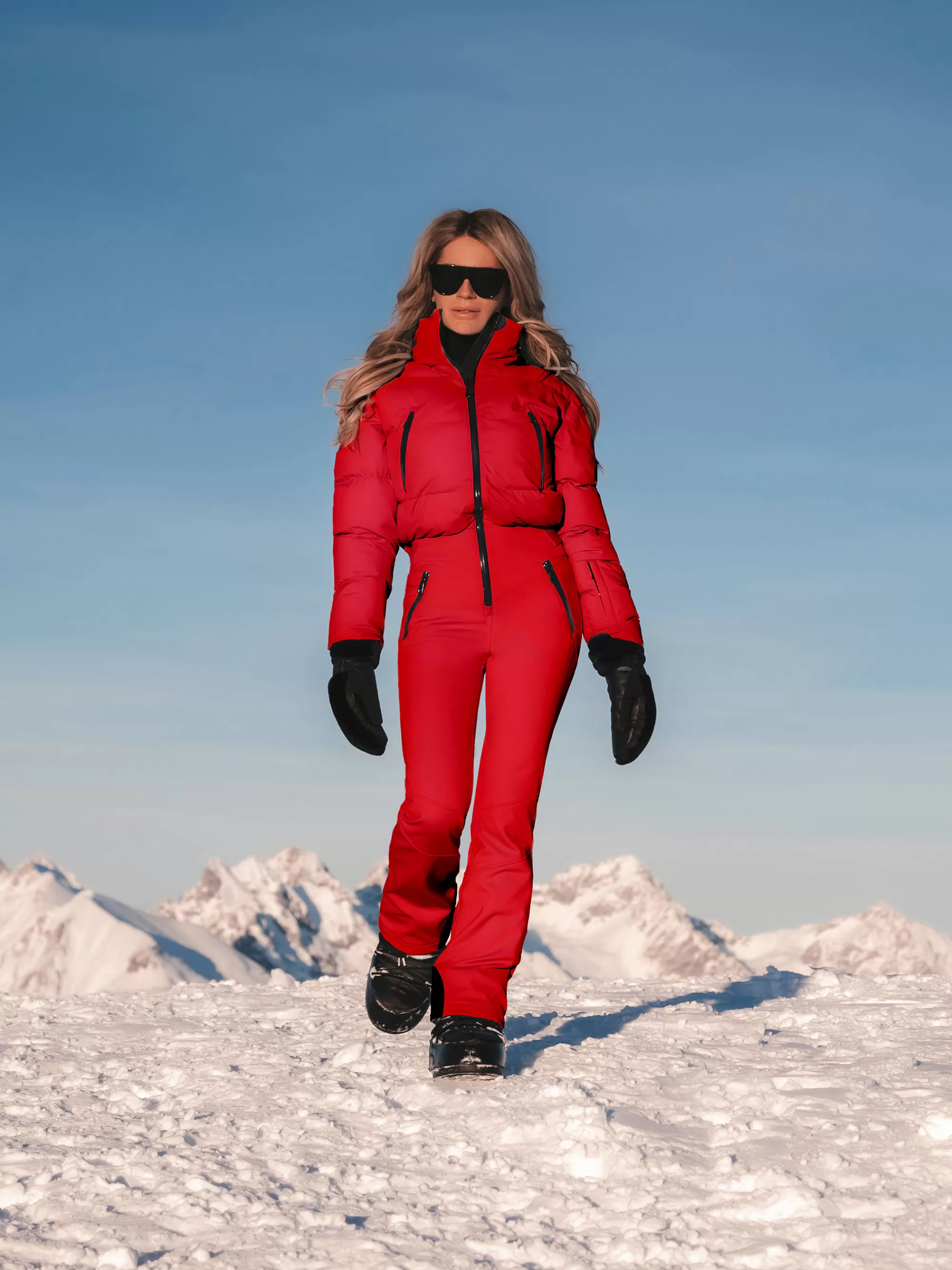 Women FIFTH HOUSE Skiwear | Jumpsuits-Ski jumpsuit with waterproof protection and adjustable details