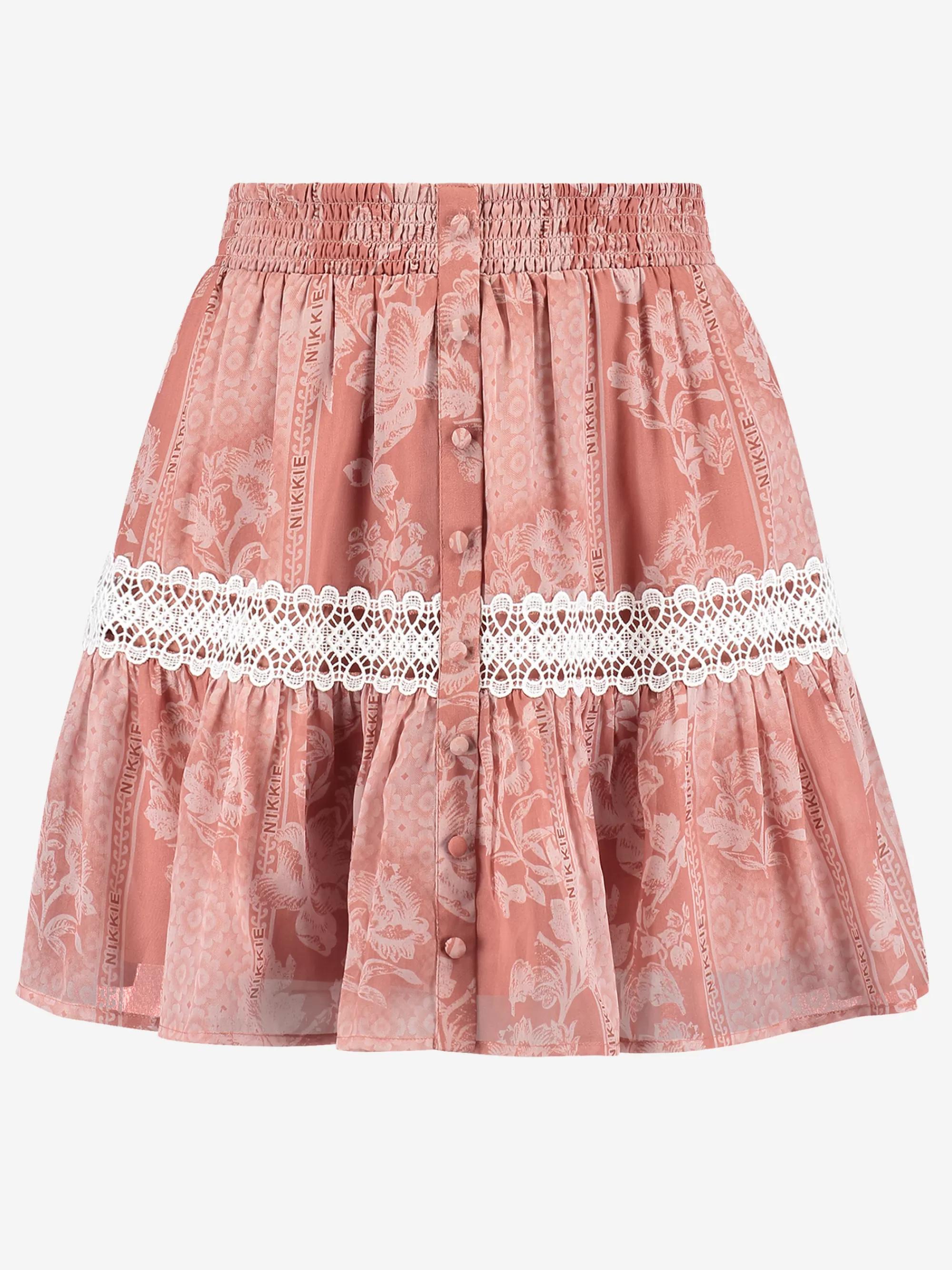 Women FIFTH HOUSE Skirts-Skirt with flower patern